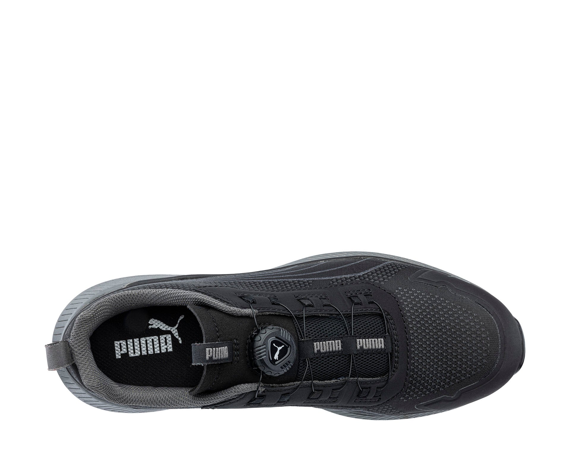 PUMA SAFETY SLIDE DISC LOW Sicherheitsschuh S1PS ESD schwarz Herren oben