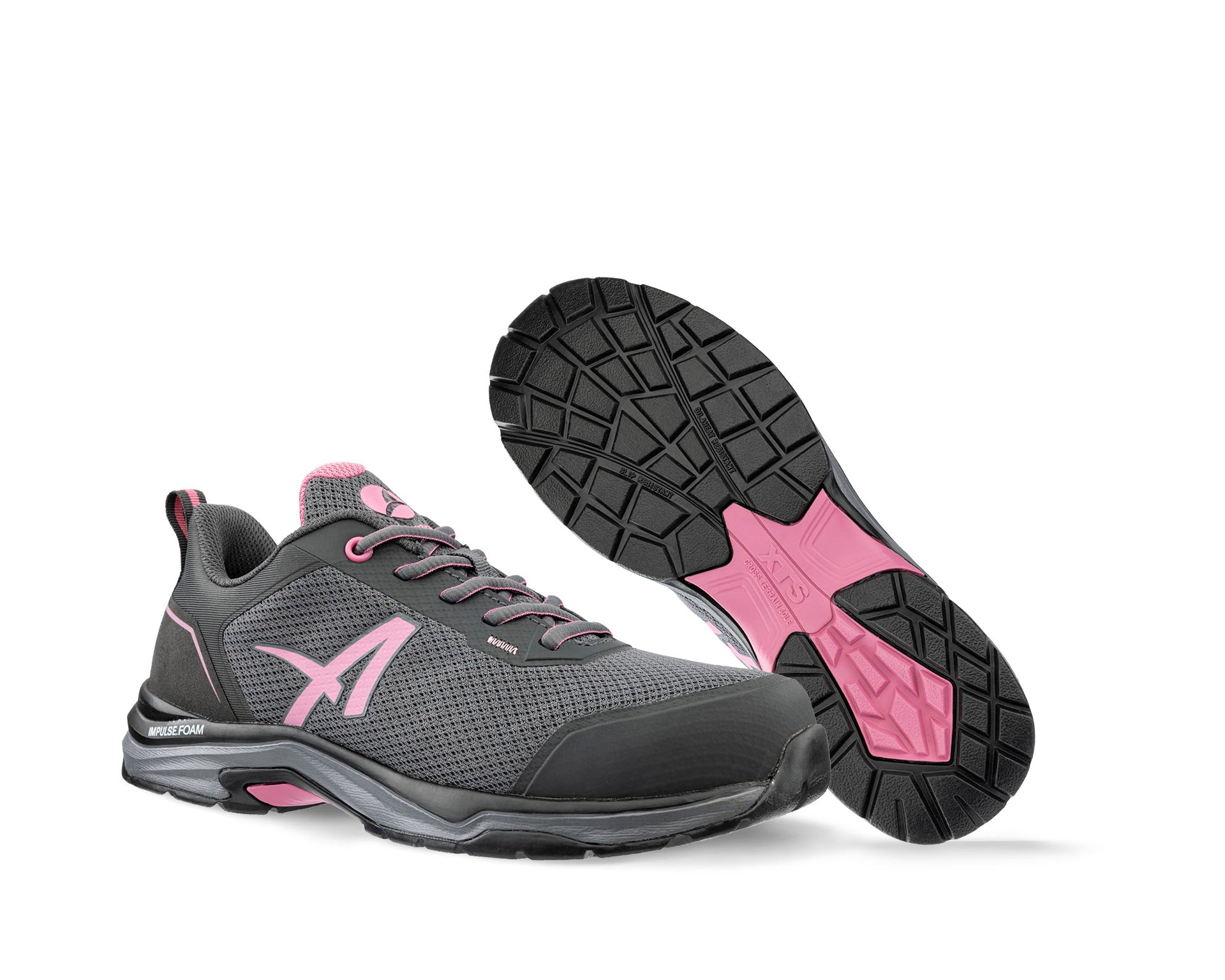 ALBATROS TWIST WNS LOW Sicherheitsschuh S1PS ESD grau Damen Paaransicht