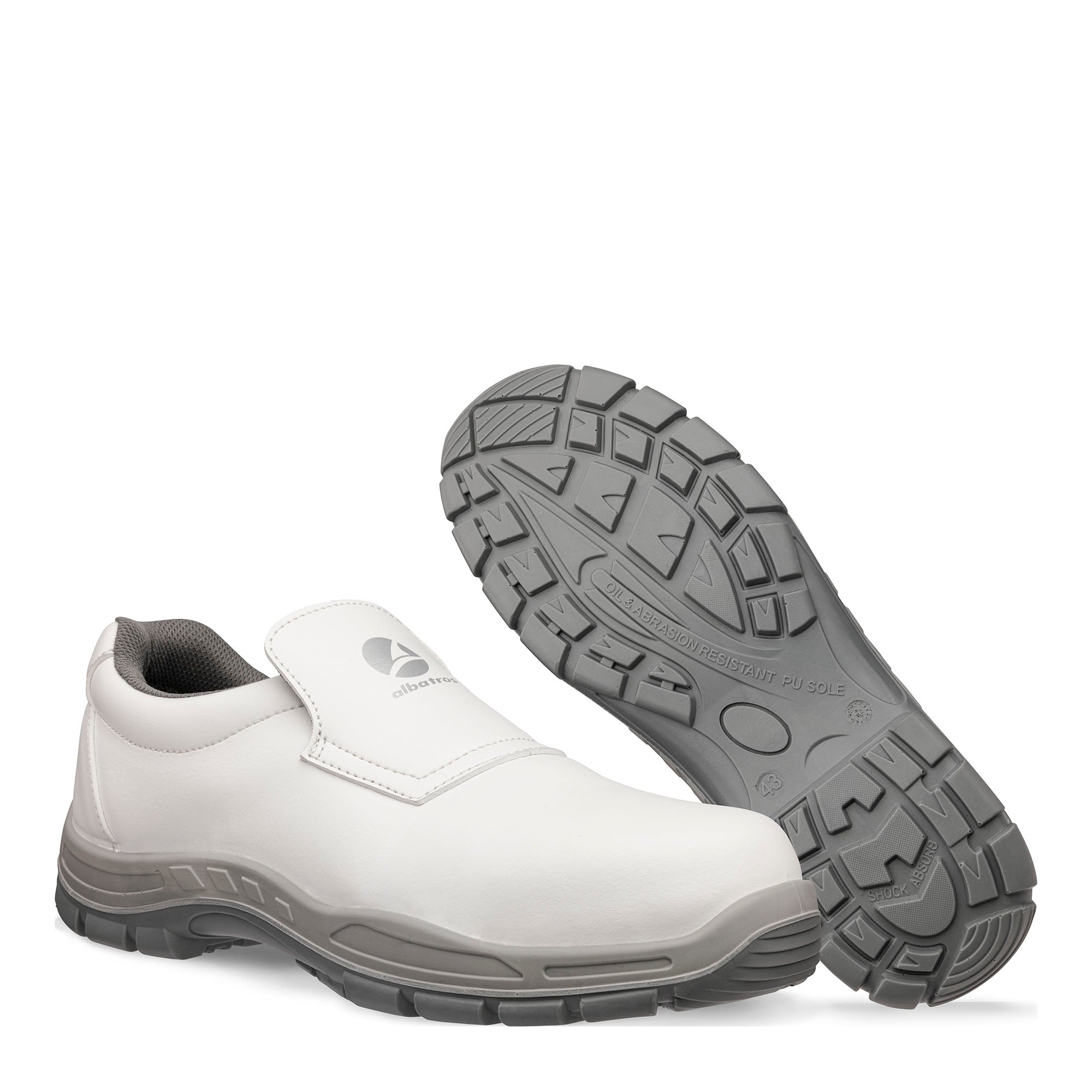 ALBATROS PURE LOW Sicherheitsschuh S2 weiß Paaransicht #farbe_weiß
