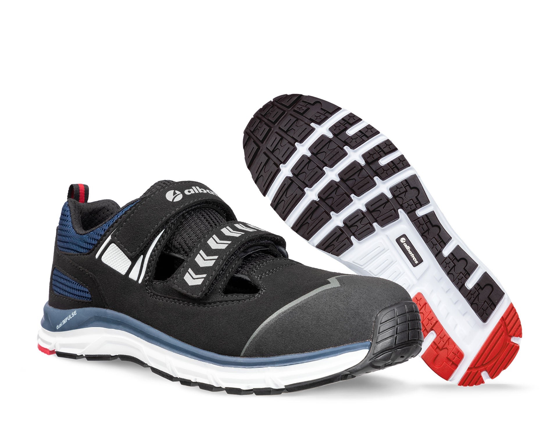 ALBATROS JETSTREAM LOW Sicherheitsschuh S1 ESD schwarz Paaransicht