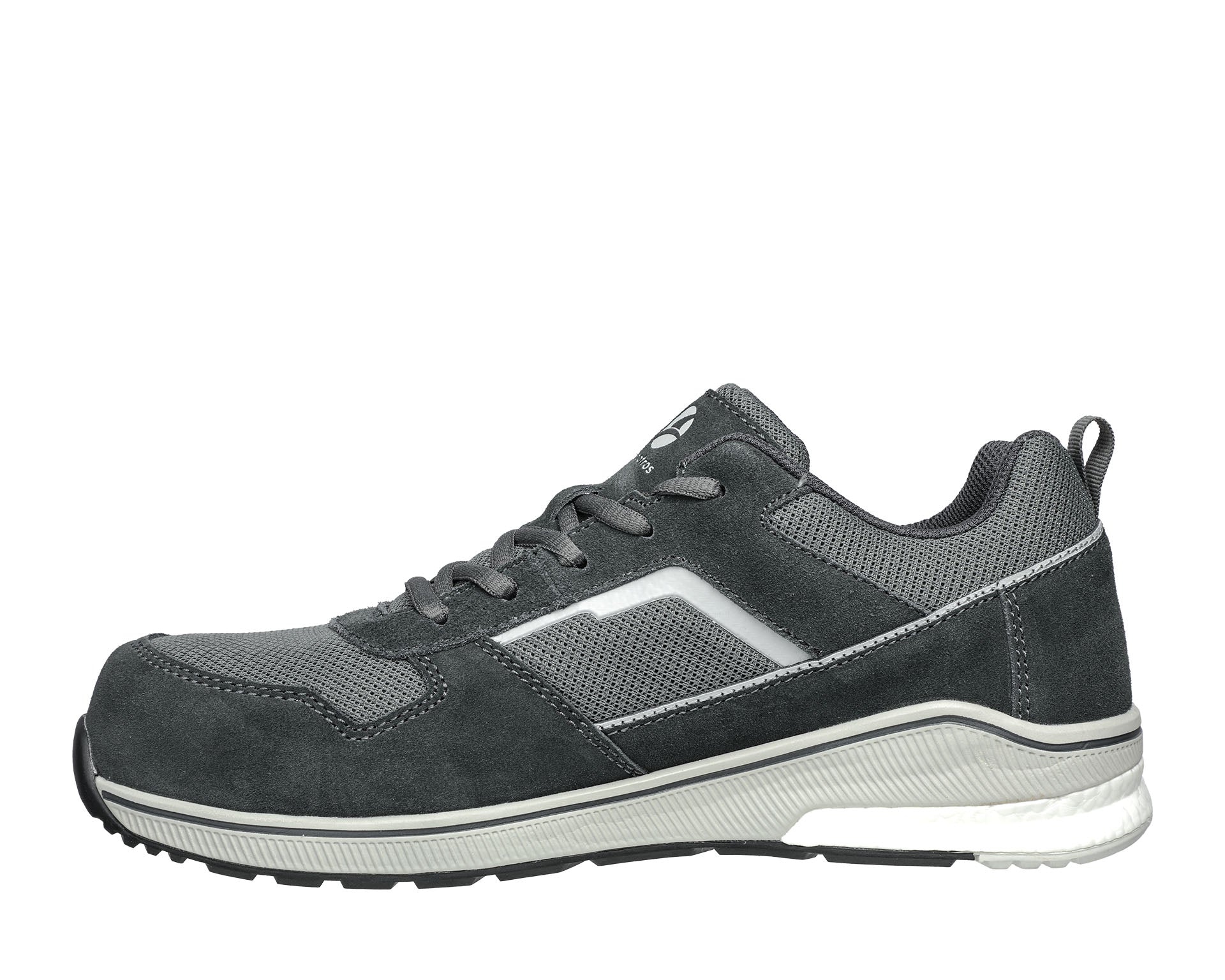 ALBATROS COURT LOW Sicherheitsschuh S1P ESD grau Herren links #farbe_grau