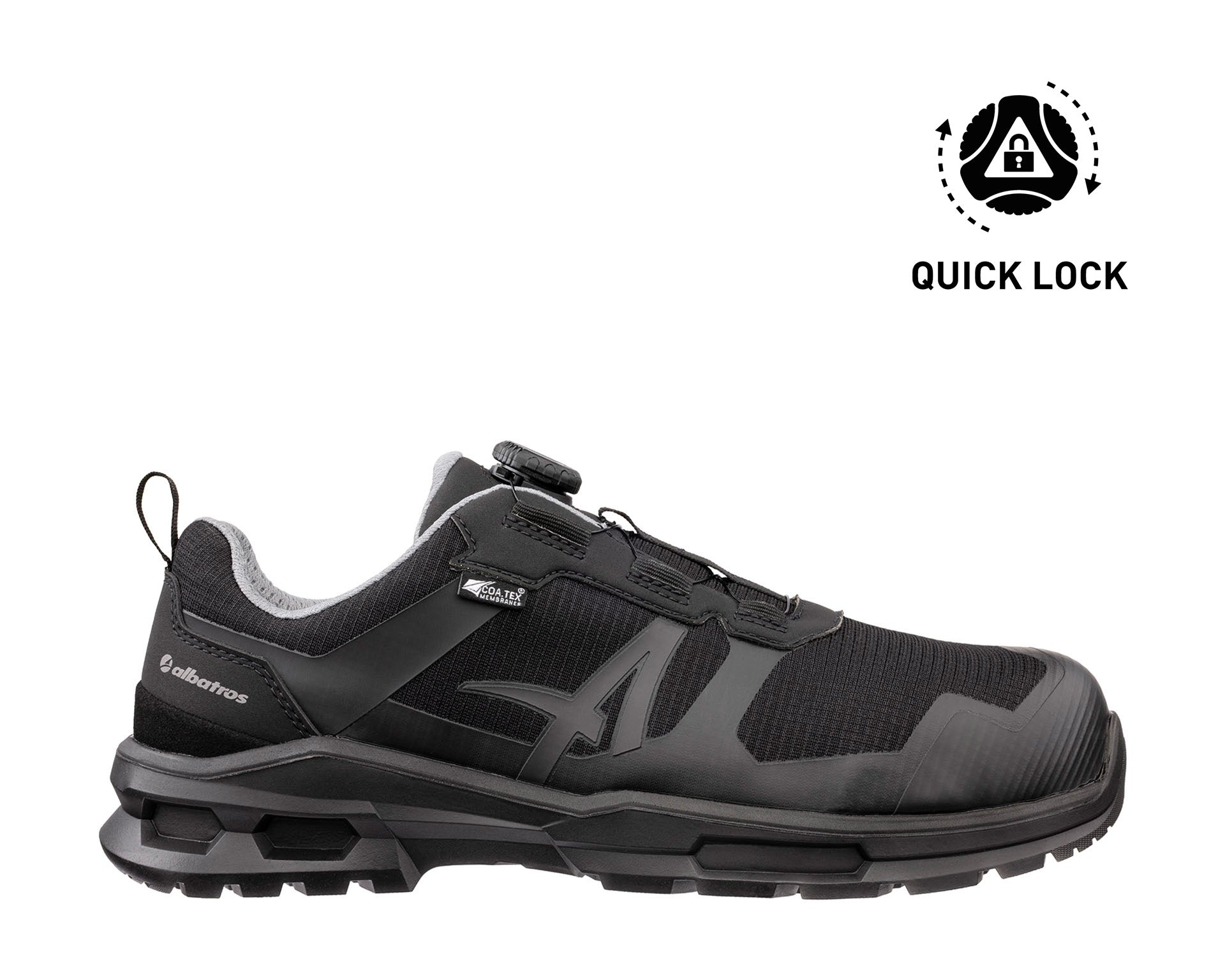 ALBATROS HALO CTX QL LOW Sicherheitsschuh S7S ESD schwarz rechts