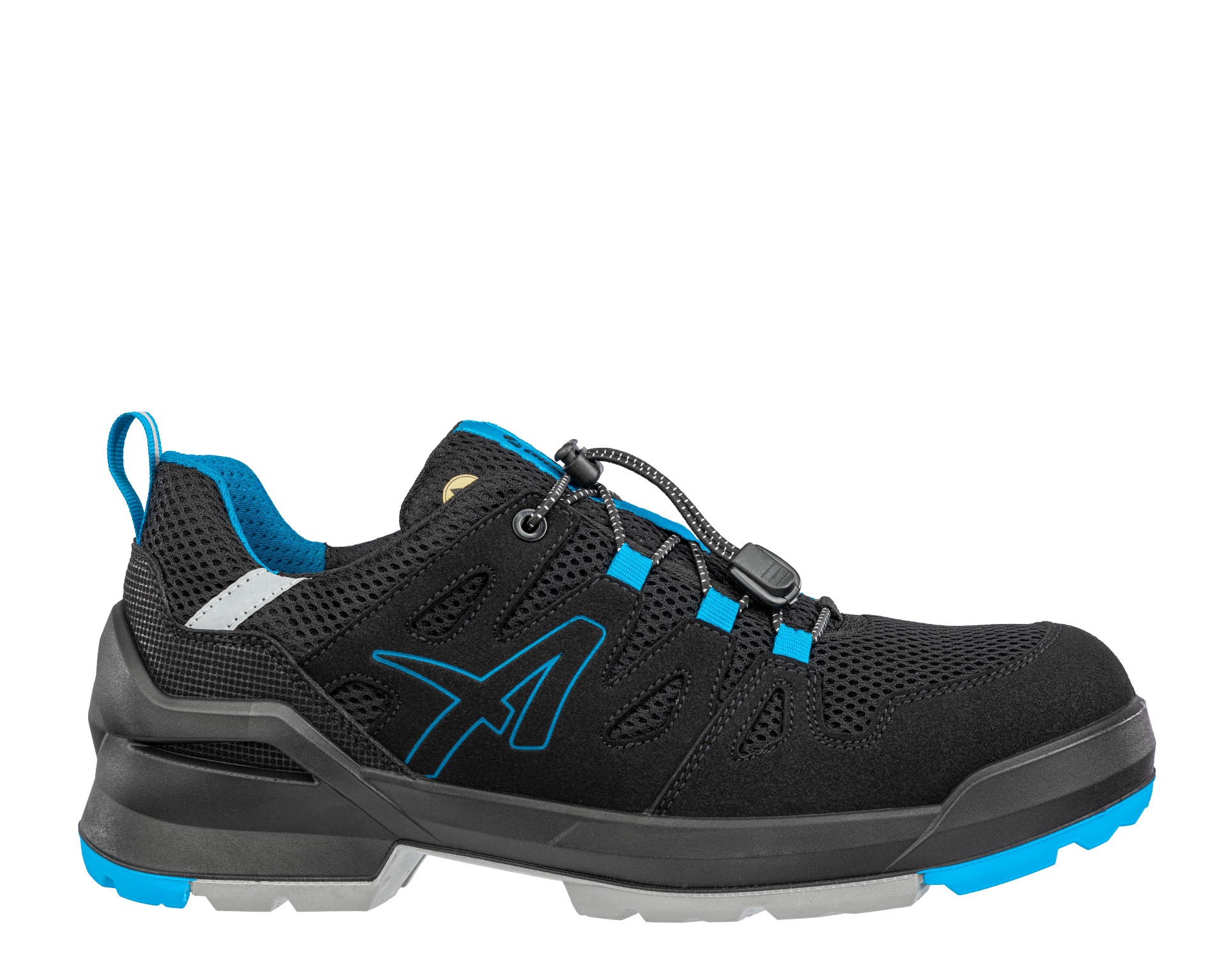 ALBATROS FASTPACK LOW Sicherheitsschuh S1PL ESD schwarz rechts