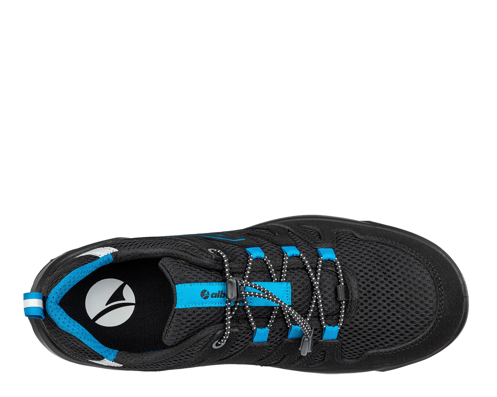 ALBATROS FASTPACK LOW EXTRA BREIT Sicherheitsschuh S1PL ESD schwarz oben