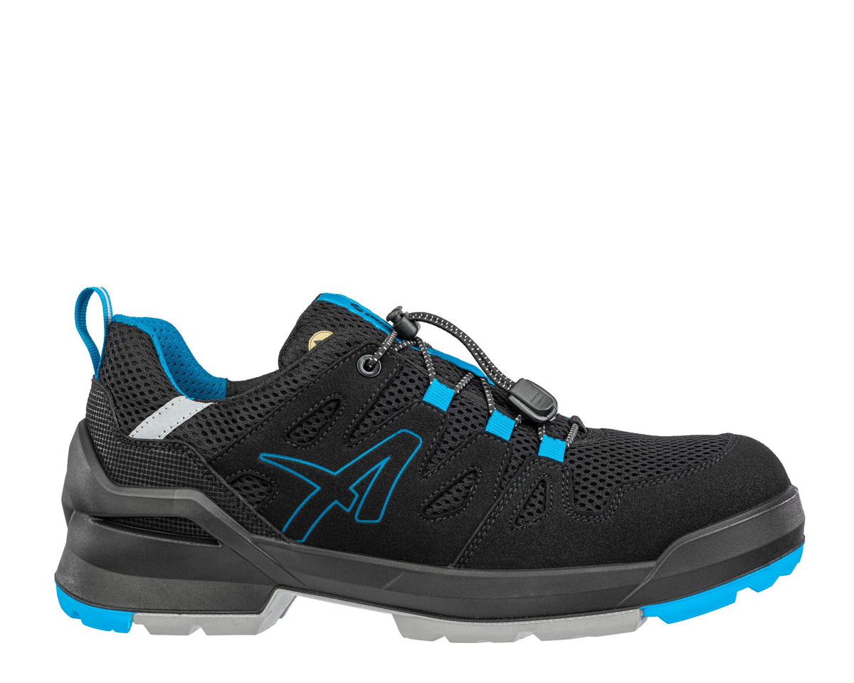 ALBATROS FASTPACK LOW EXTRA BREIT Sicherheitsschuh S1PL ESD schwarz rechts