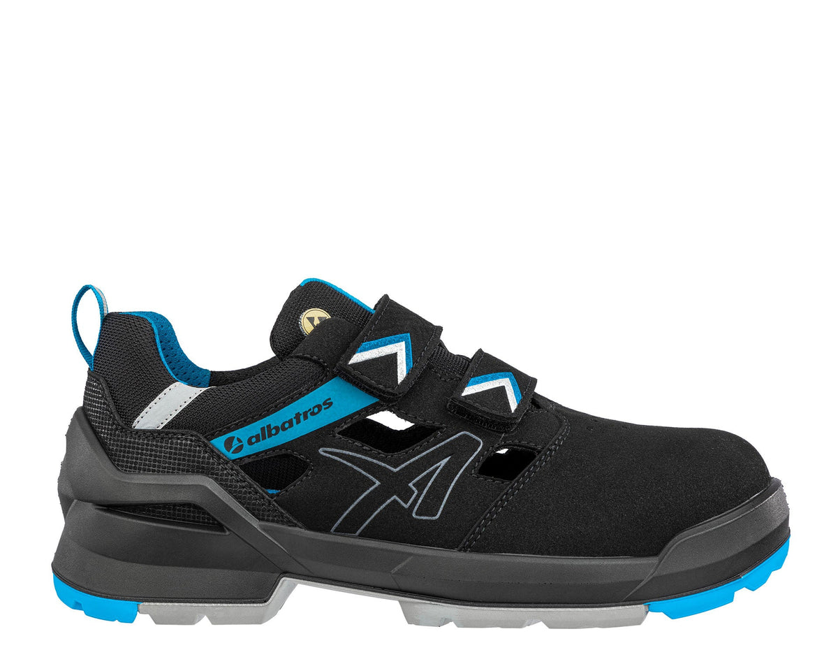 ALBATROS FORGE AIR LOW EXTRA BREIT Sicherheitsschuh S1 ESD schwarz rechts