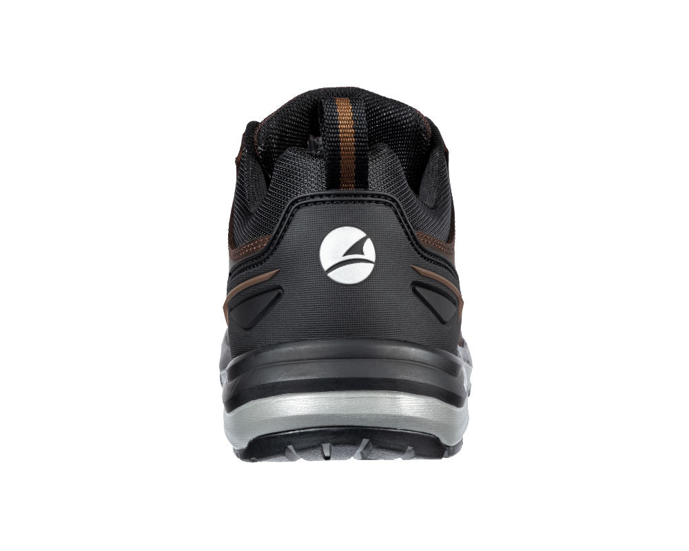 ALBATROS BRIONE CTX LOW Berufsschuh braun Herren Rückansicht