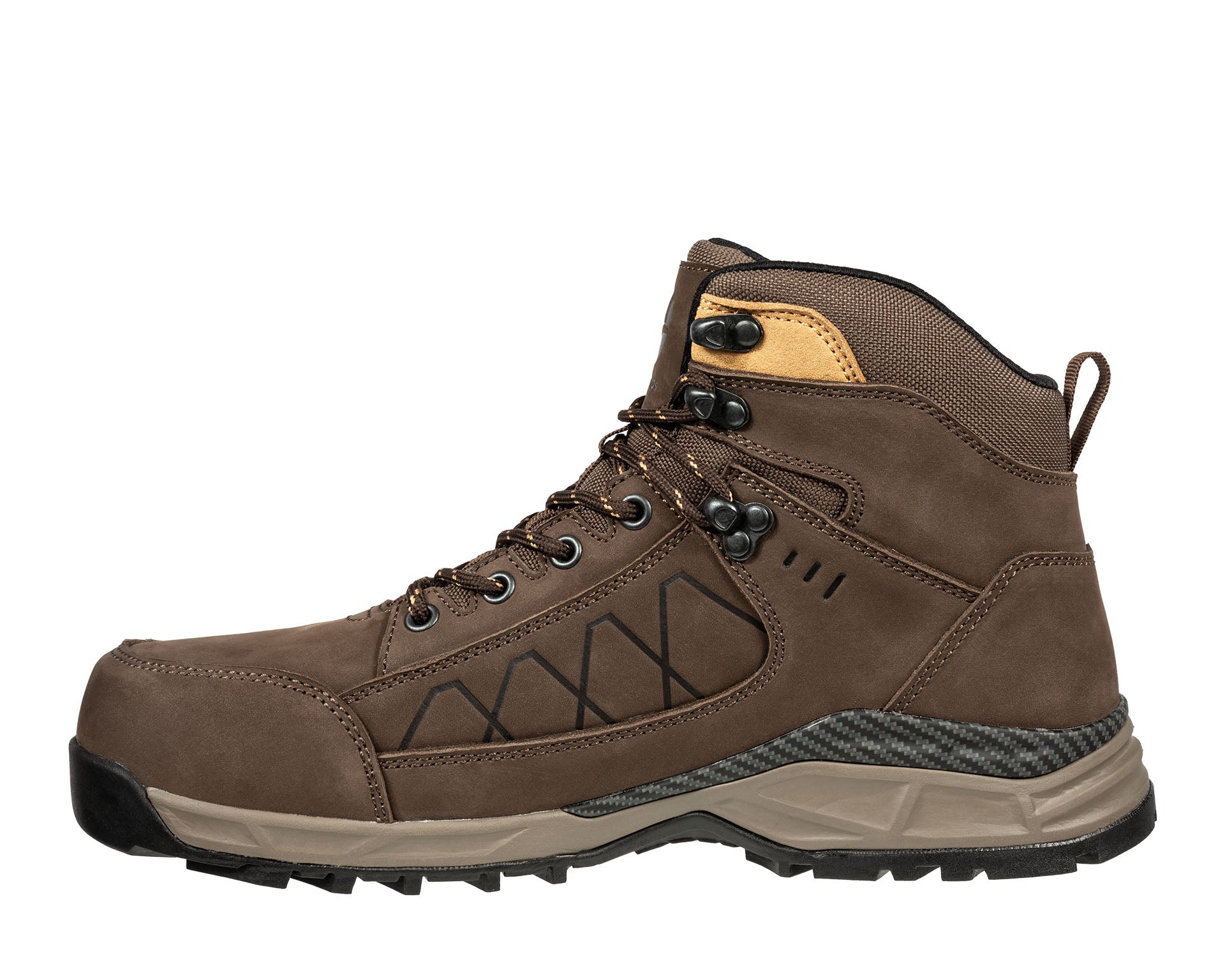 ALBATROS HÖFEN CTX MID Trekkingstiefel braun Herren links