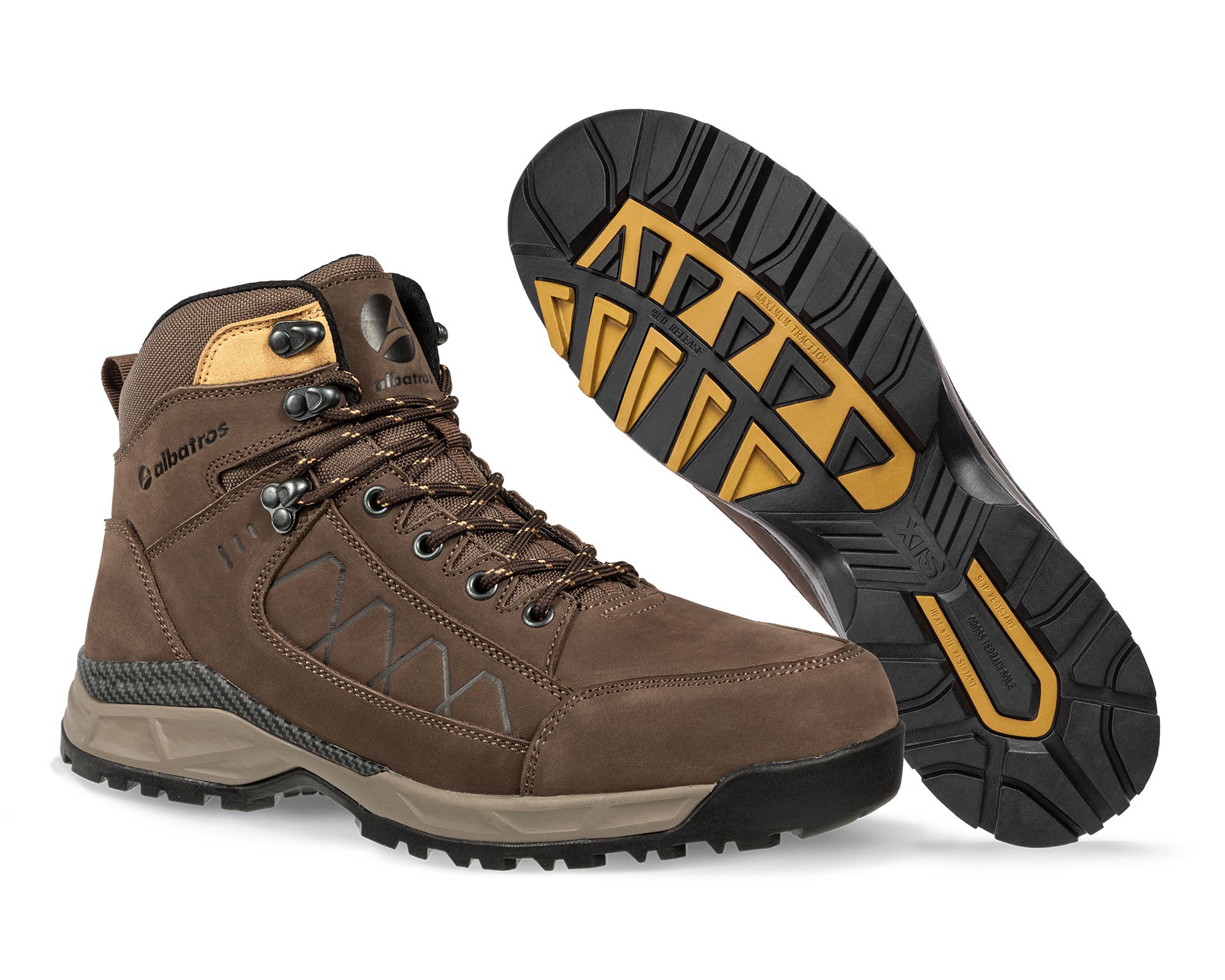 ALBATROS HÖFEN CTX MID Trekkingstiefel braun Herren Paaransicht