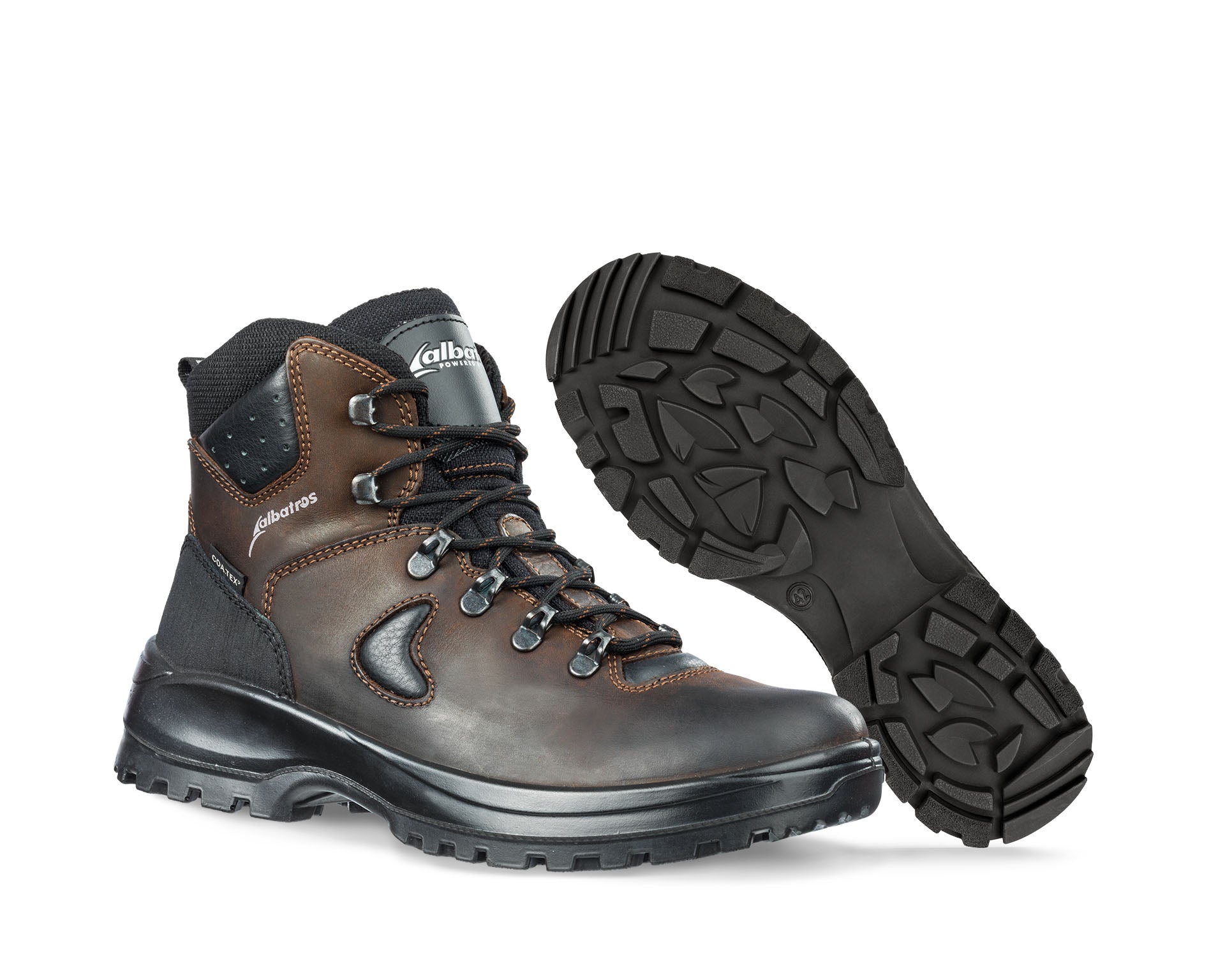 ALBATROS MONT BLANC CTX MID Trekkingstiefel braun Herren Paaransicht