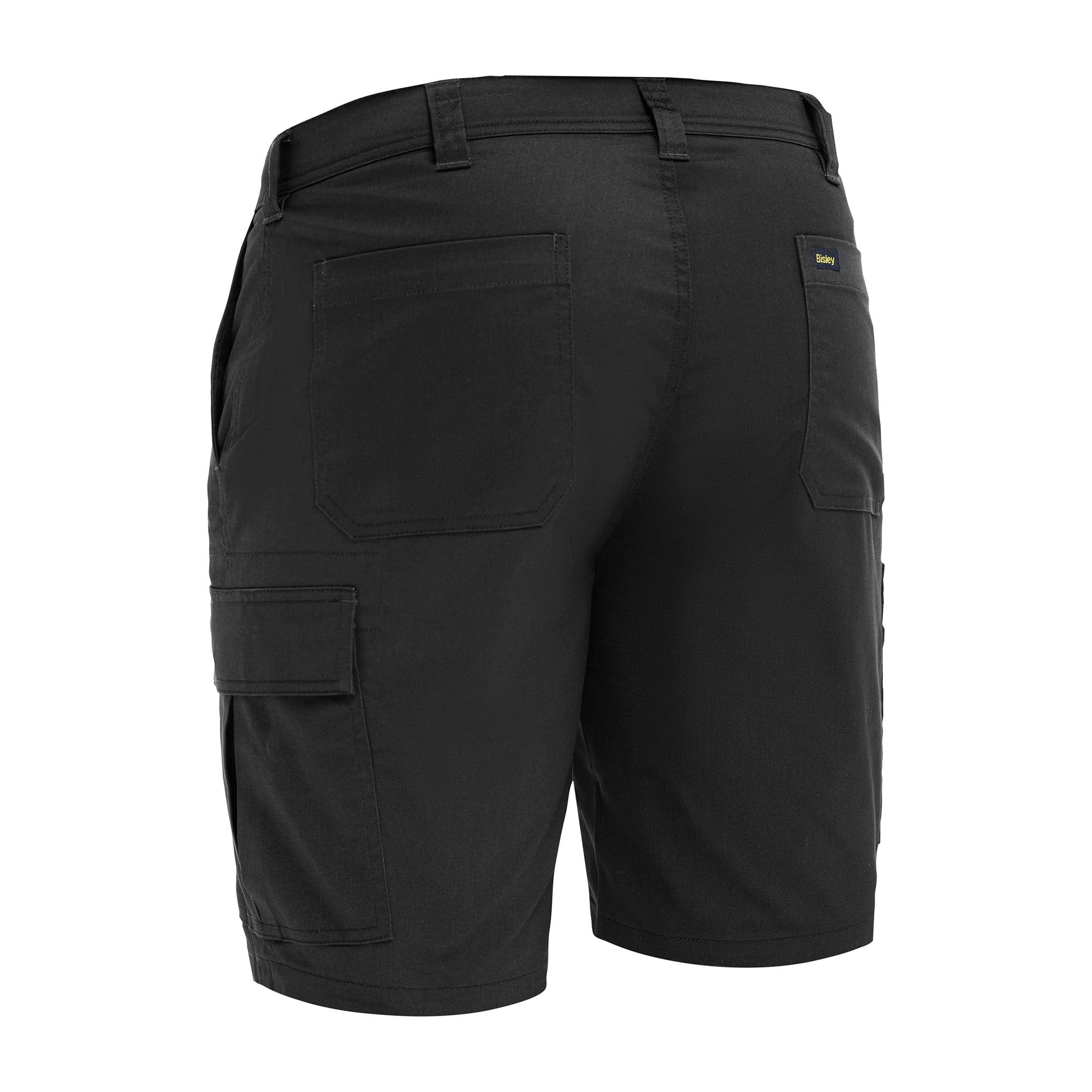 BISLEY DEKKSON SHORTS Mechanical Stretch-Shorts schwarz Rückansicht #farbe_schwarz