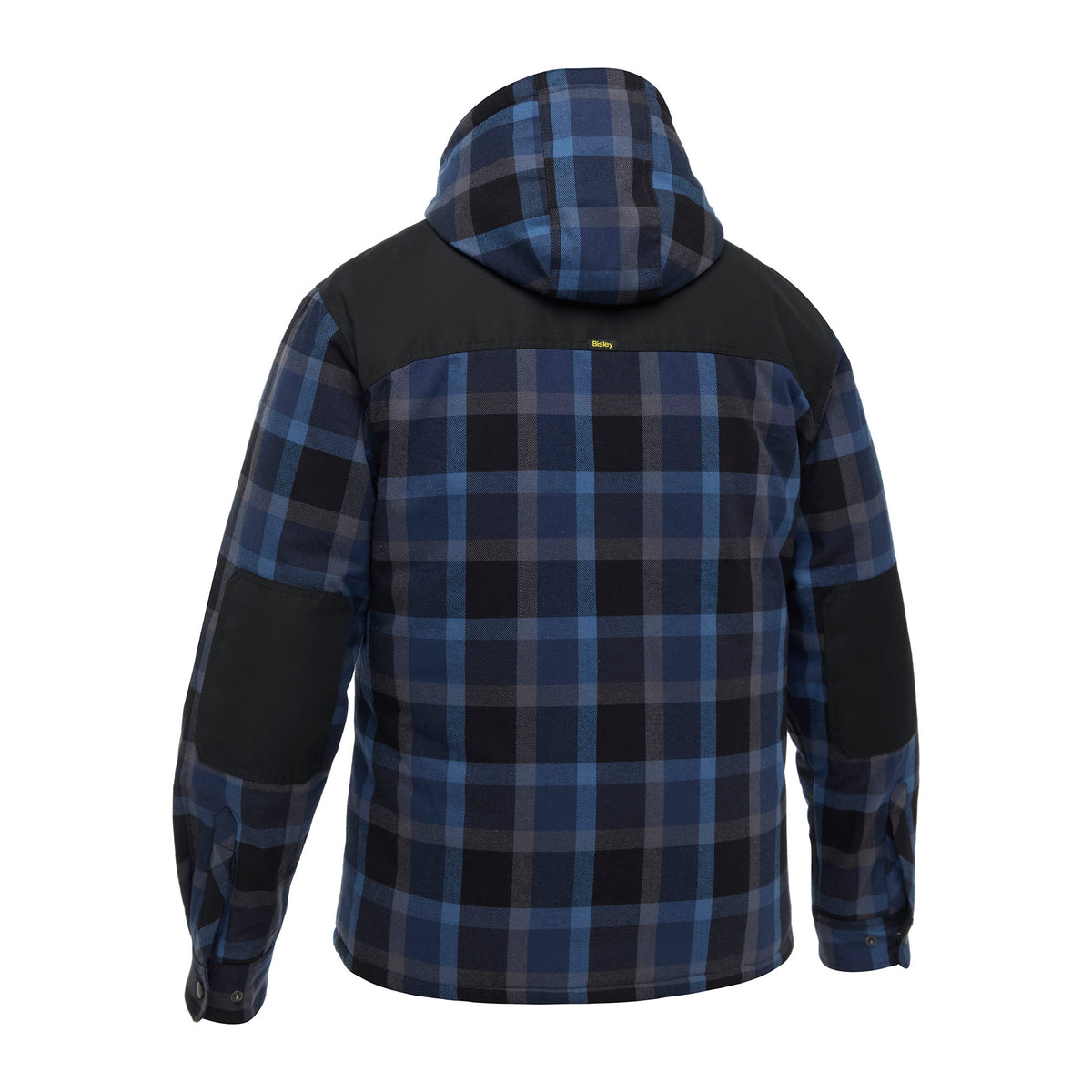 BISLEY MORELY Hoodie Arbeitsjacke blau Herren Rückansicht