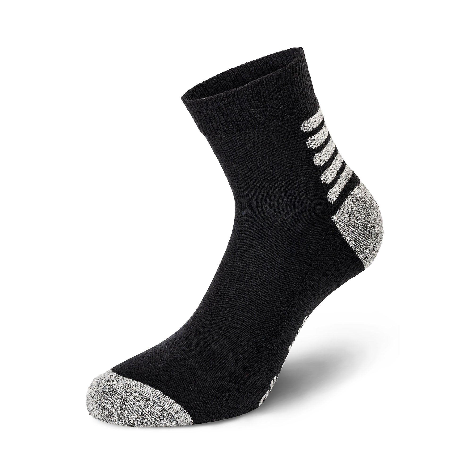 BISLEY Control Trio Arbeitssocke grau Seitenansicht 