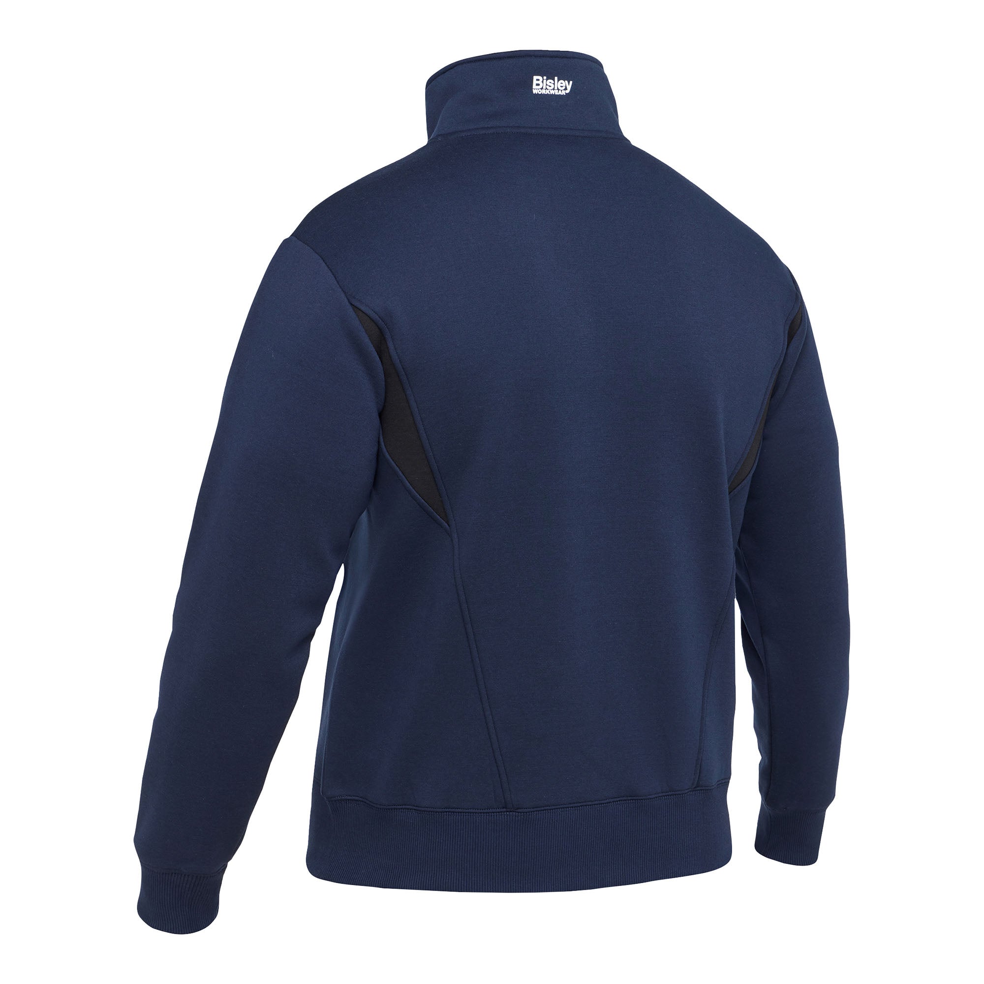 BISLEY Rawson Two-Tone Sweater blau Herren Rückansicht #farbe_blau