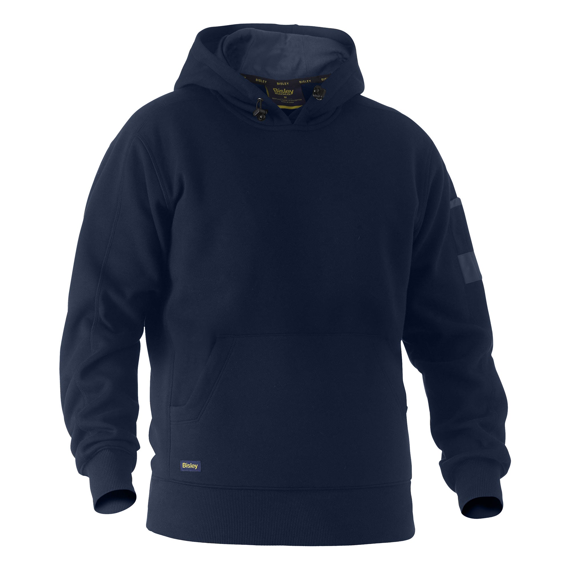BISLEY WORK FLEECE HOODIE blau Herren Vorderansicht #farbe_blau