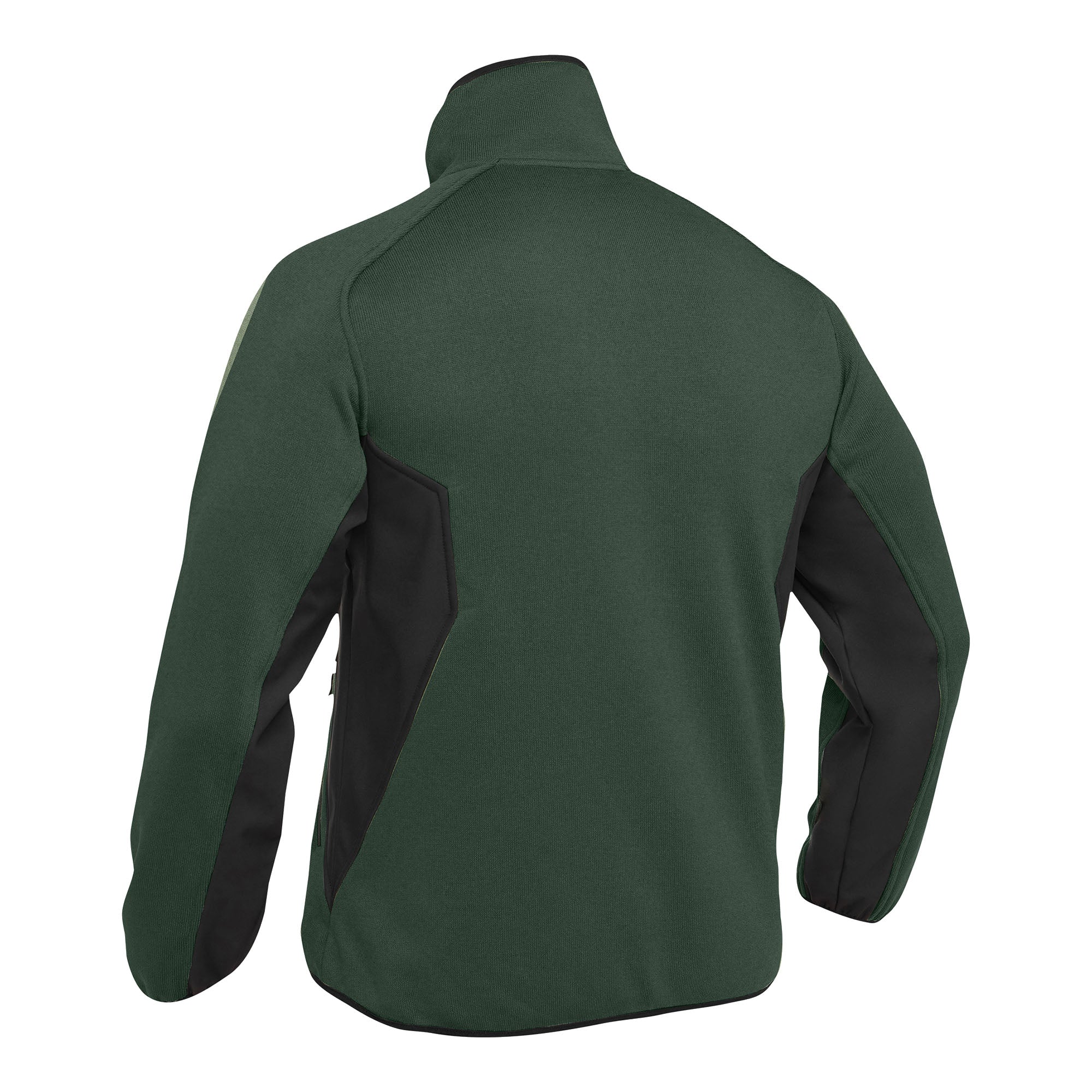 BISLEY Concept Knit Softshelljacke grün Hinteransicht #farbe_grün