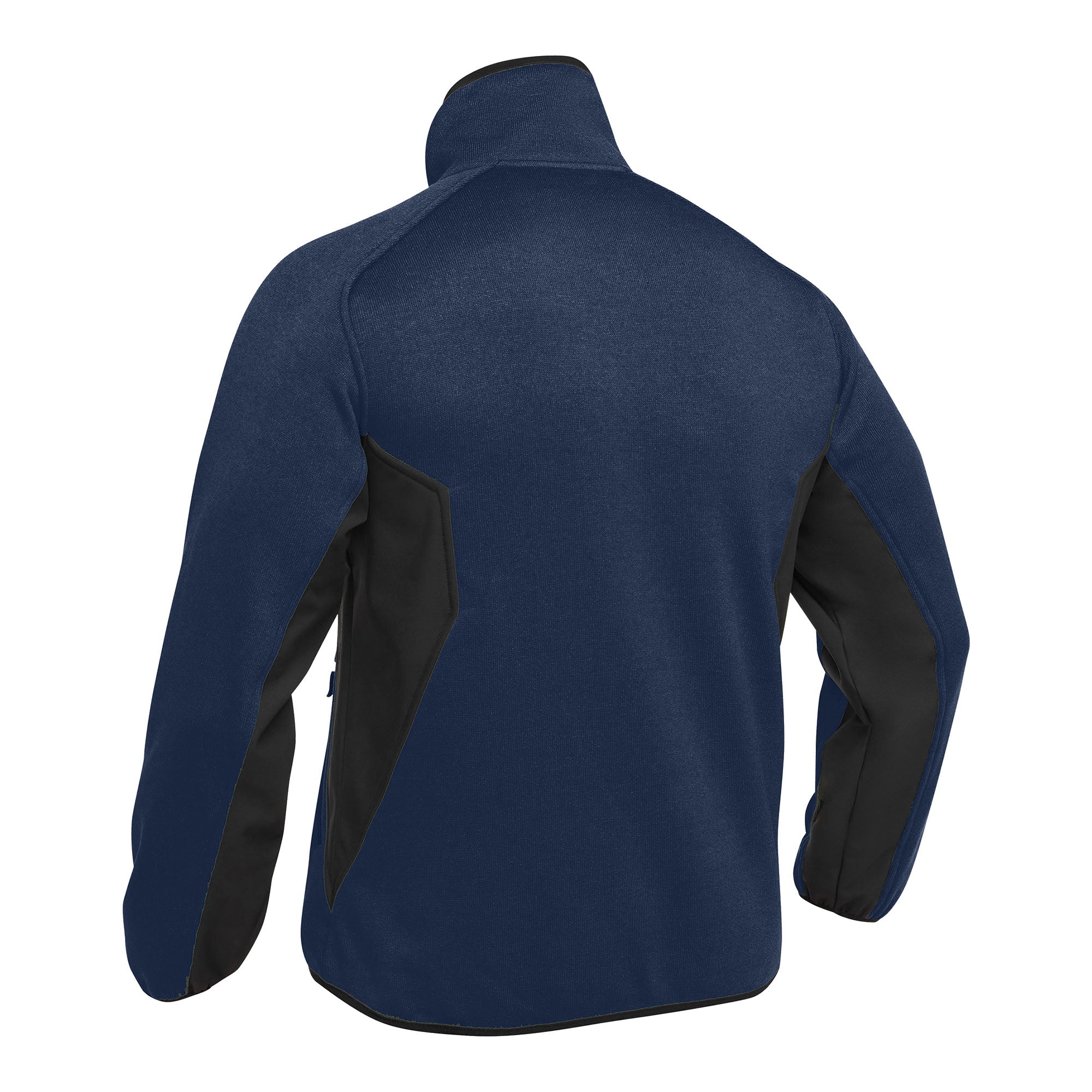 BISLEY Concept Knit Softshelljacke blau Hinteransicht #farbe_blau