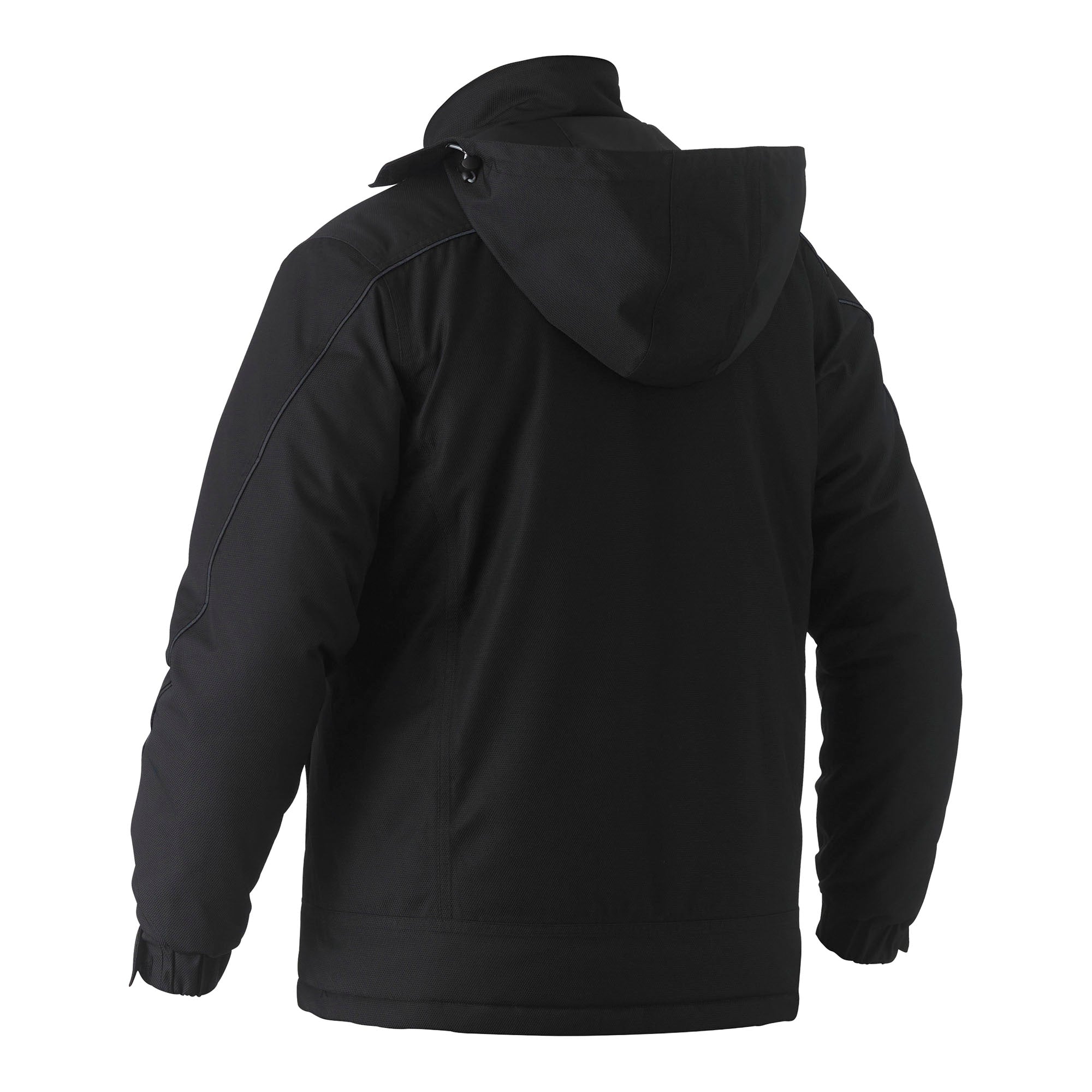 BISLEY HEAVY DUTY Jacke schwarz Herren Rückansicht #farbe_schwarz