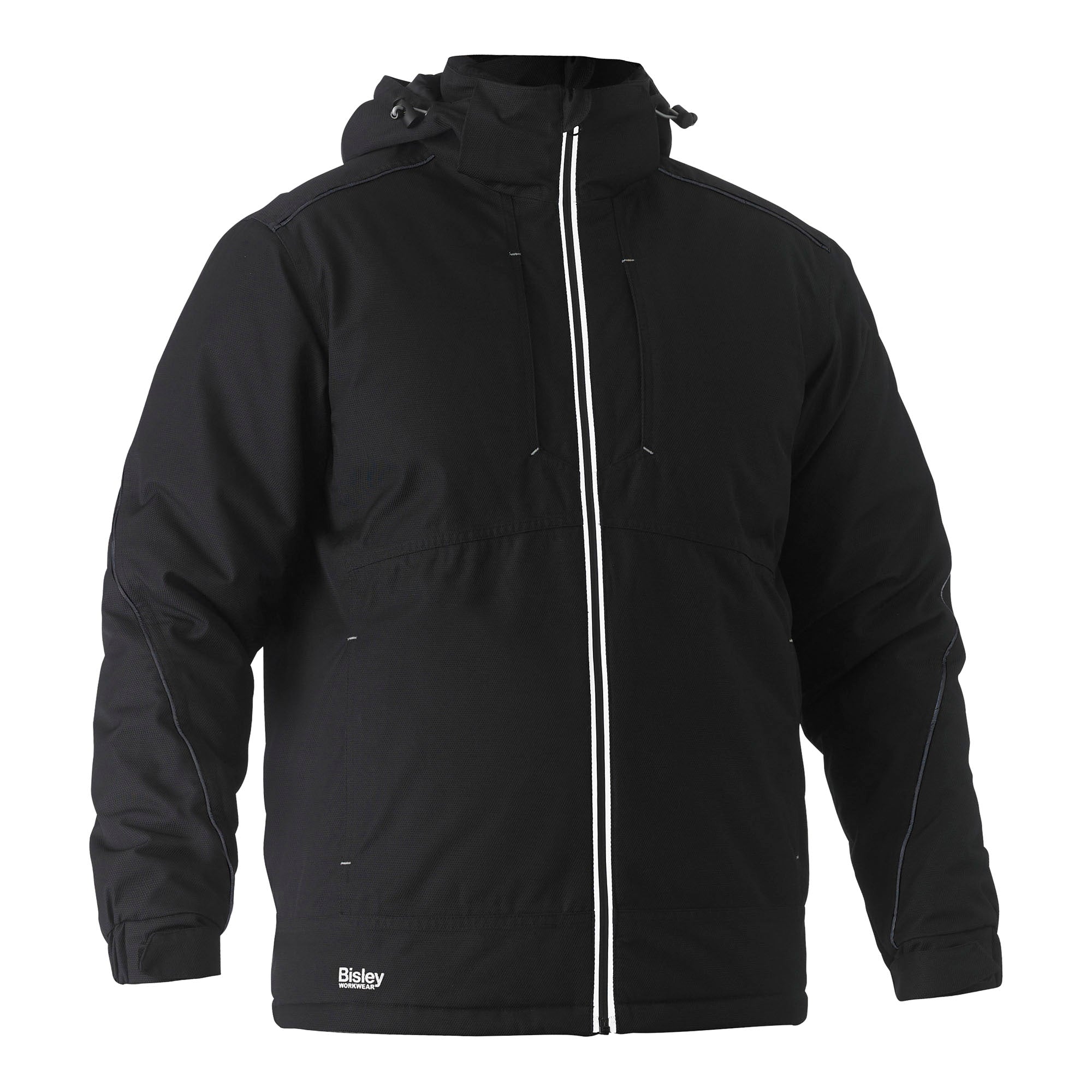 BISLEY HEAVY DUTY Jacke schwarz Herren Vorderansicht #farbe_schwarz