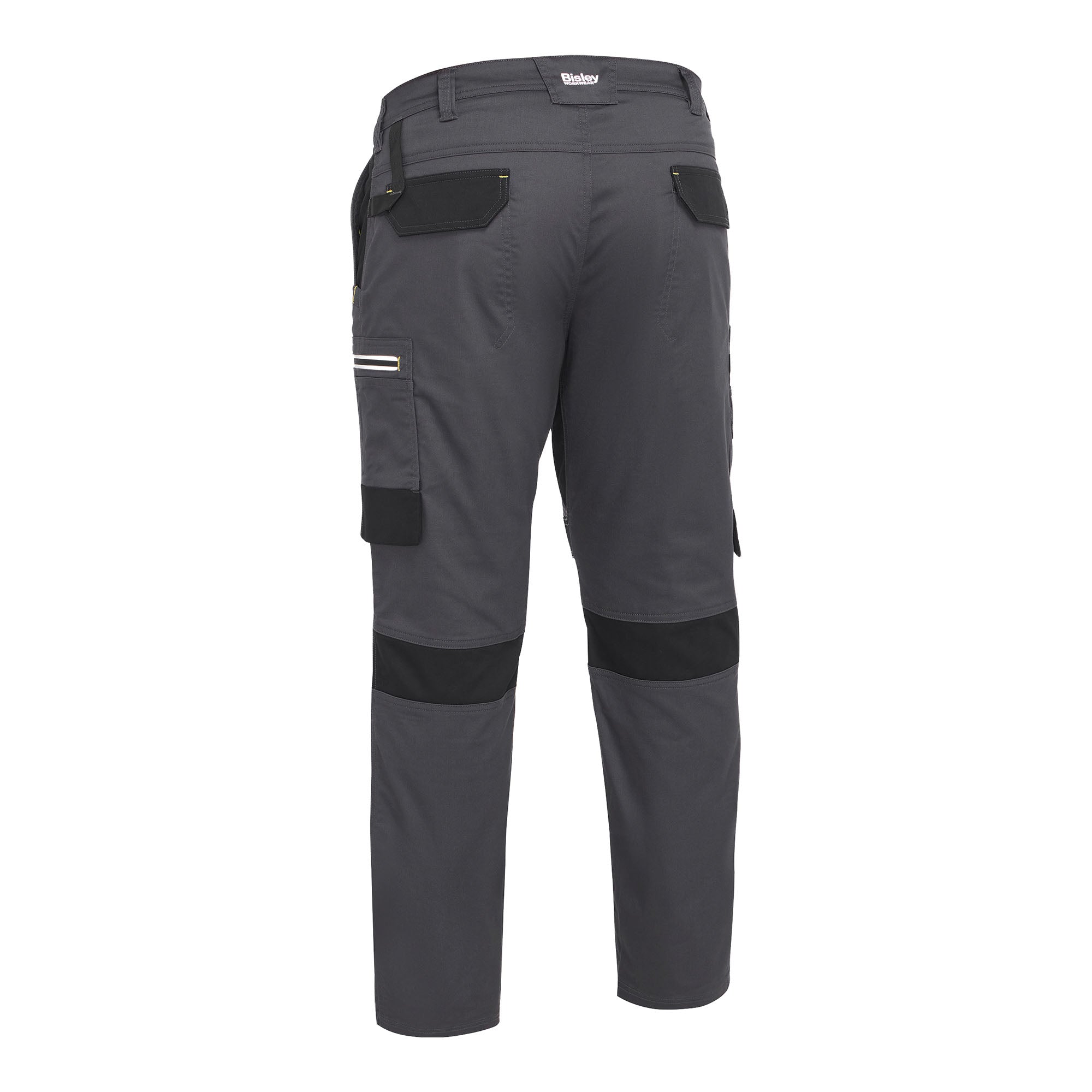 BISLEY Oliver Two-Tone Trs Arbeitshose grau Hinteransicht #farbe_grau