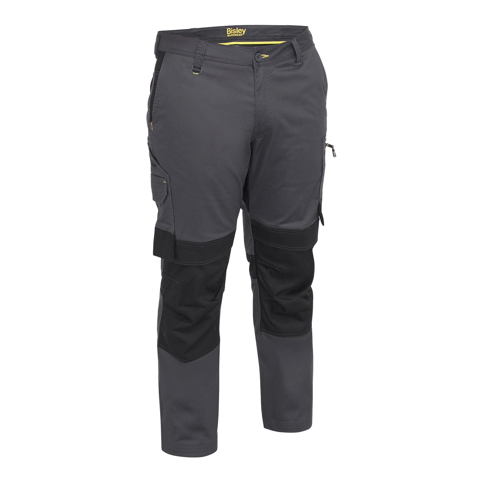 BISLEY Oliver Two-Tone Trs Arbeitshose grau Vorderansicht #farbe_grau