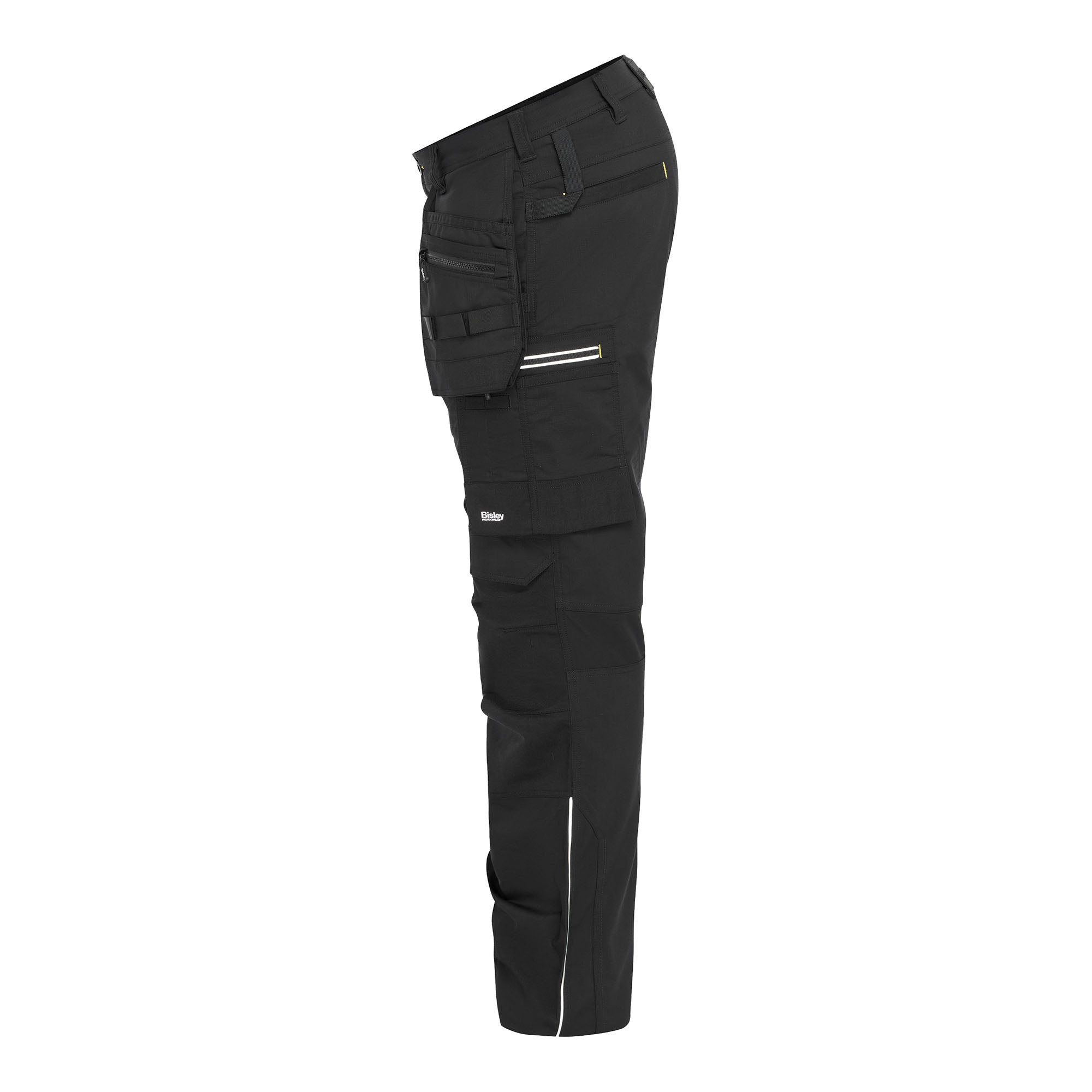 BISLEY Maddox Two-Tone Trs Arbeitshose schwarz Seitenansicht Links #farbe_schwarz
