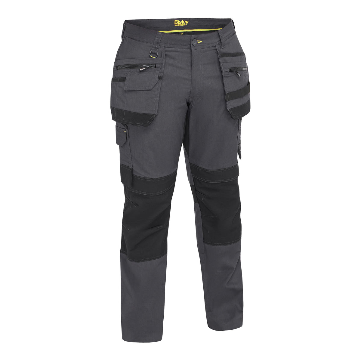 BISLEY Maddox Two-Tone Trs Arbeitshose grau Vorderansicht #farbe_grau