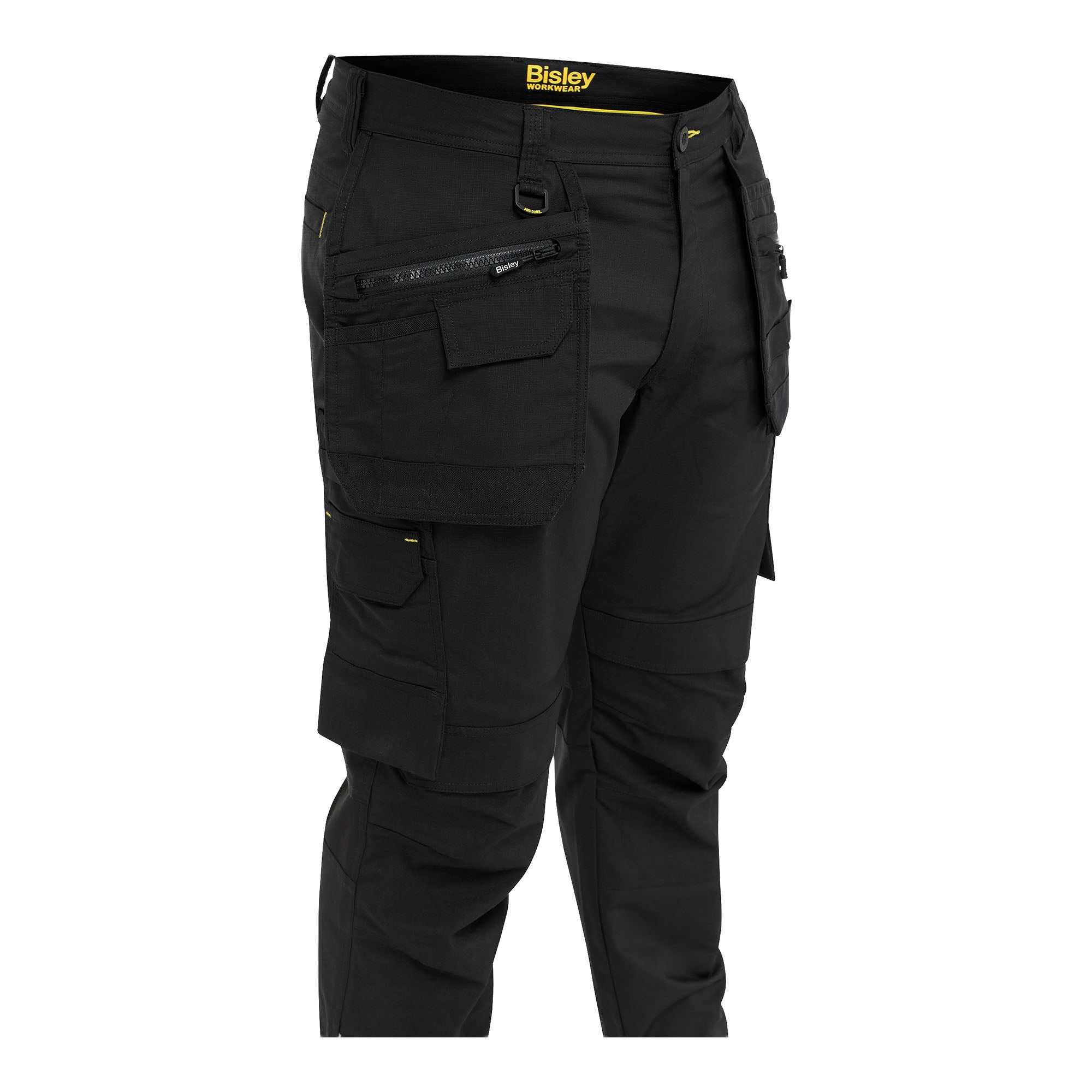 BISLEY Maddox Two-Tone Trs Arbeitshose schwarz Detailansicht Rechts #farbe_schwarz