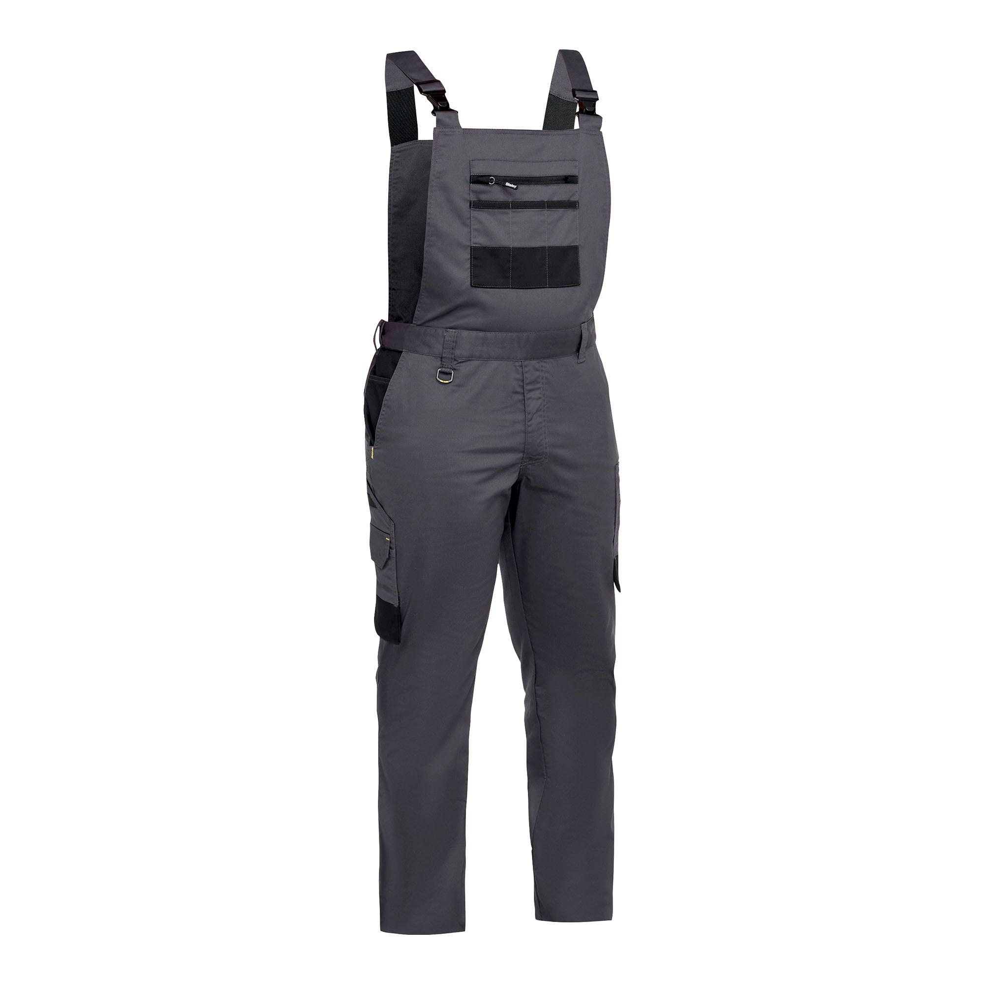BISLEY Oliver Two-Tone Dgs Arbeitslatzhose grau Vorderansicht #farbe_grau