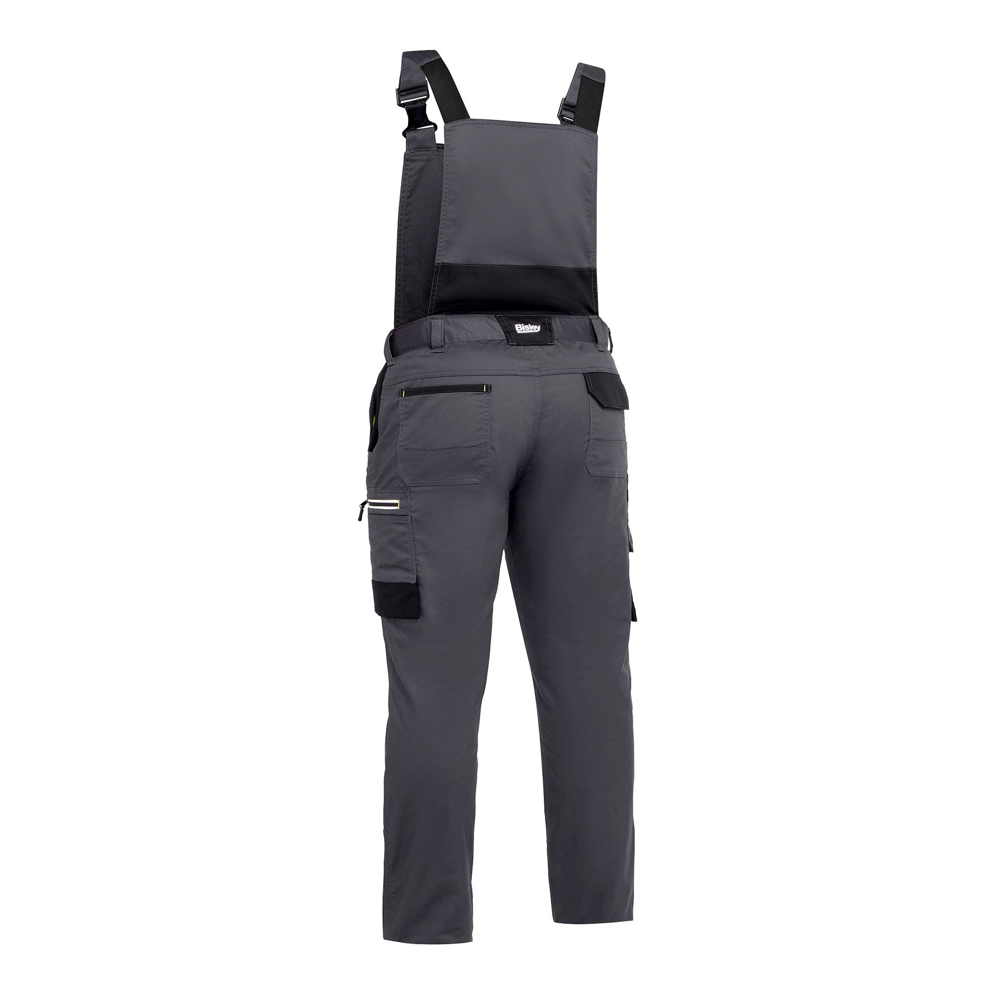 BISLEY Oliver Two-Tone Dgs Arbeitslatzhose grau Hinteransicht #farbe_grau