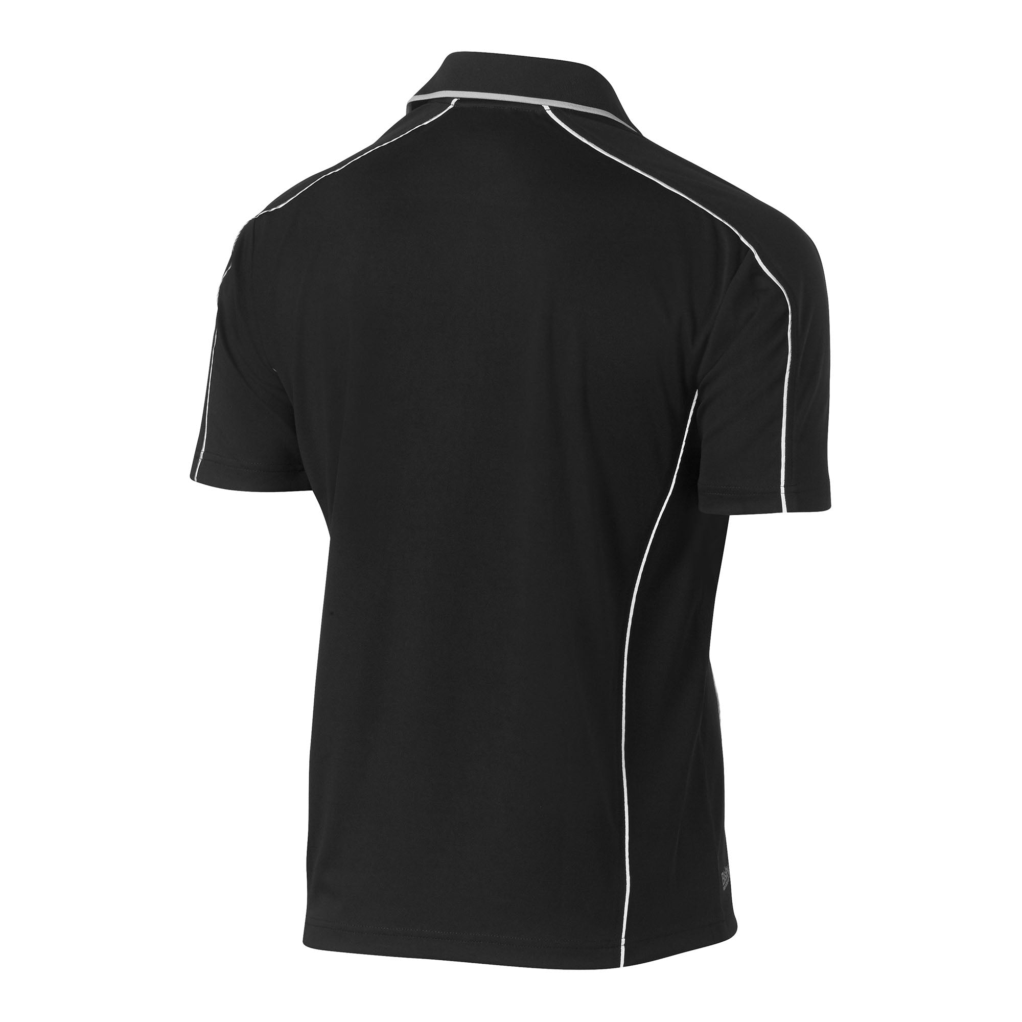 BISLEY COOL Poloshirt schwarz Herren Rückansicht #farbe_schwarz