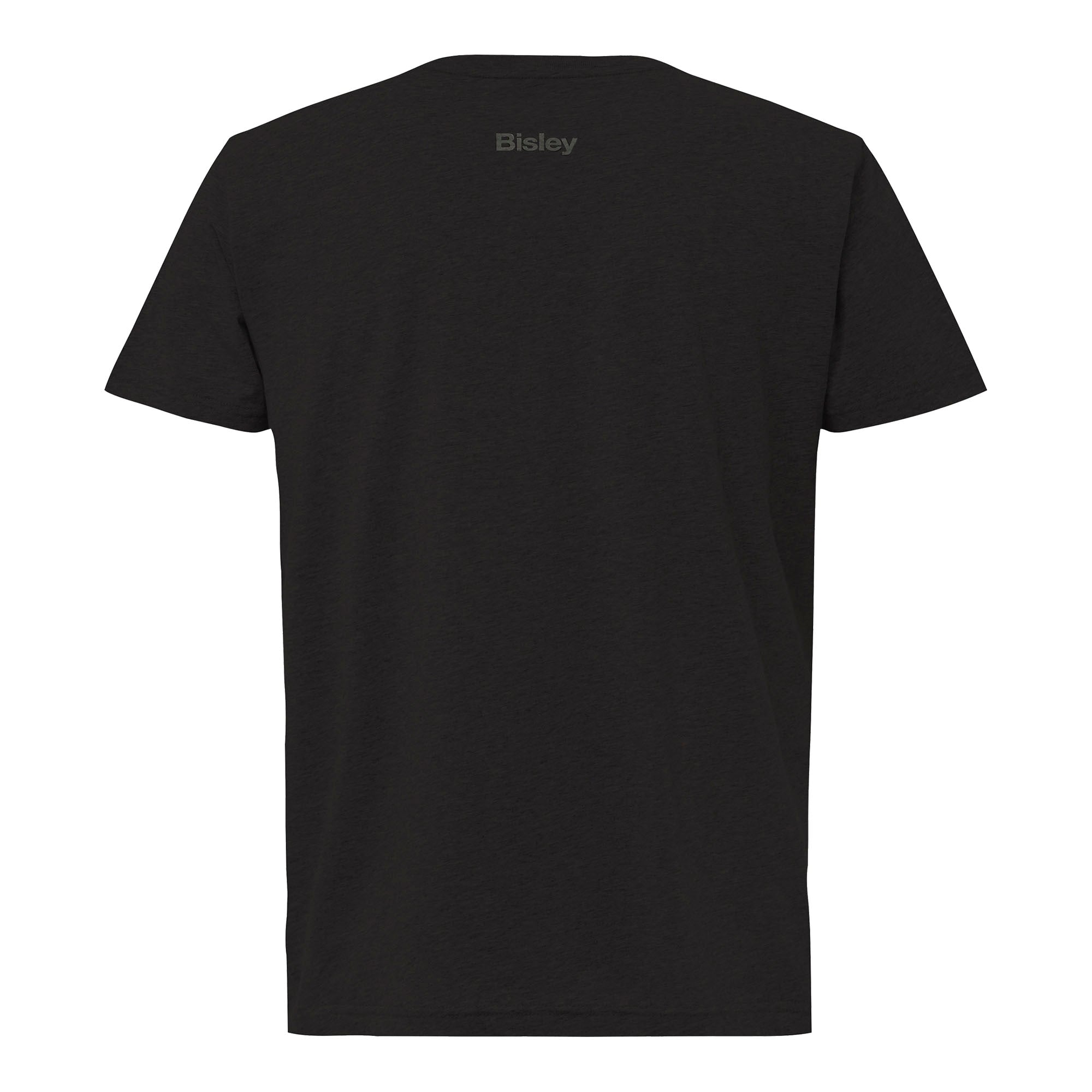 BISLEY COTTON LOGO T-Shirt schwarz Herren Rückansicht #farbe_schwarz