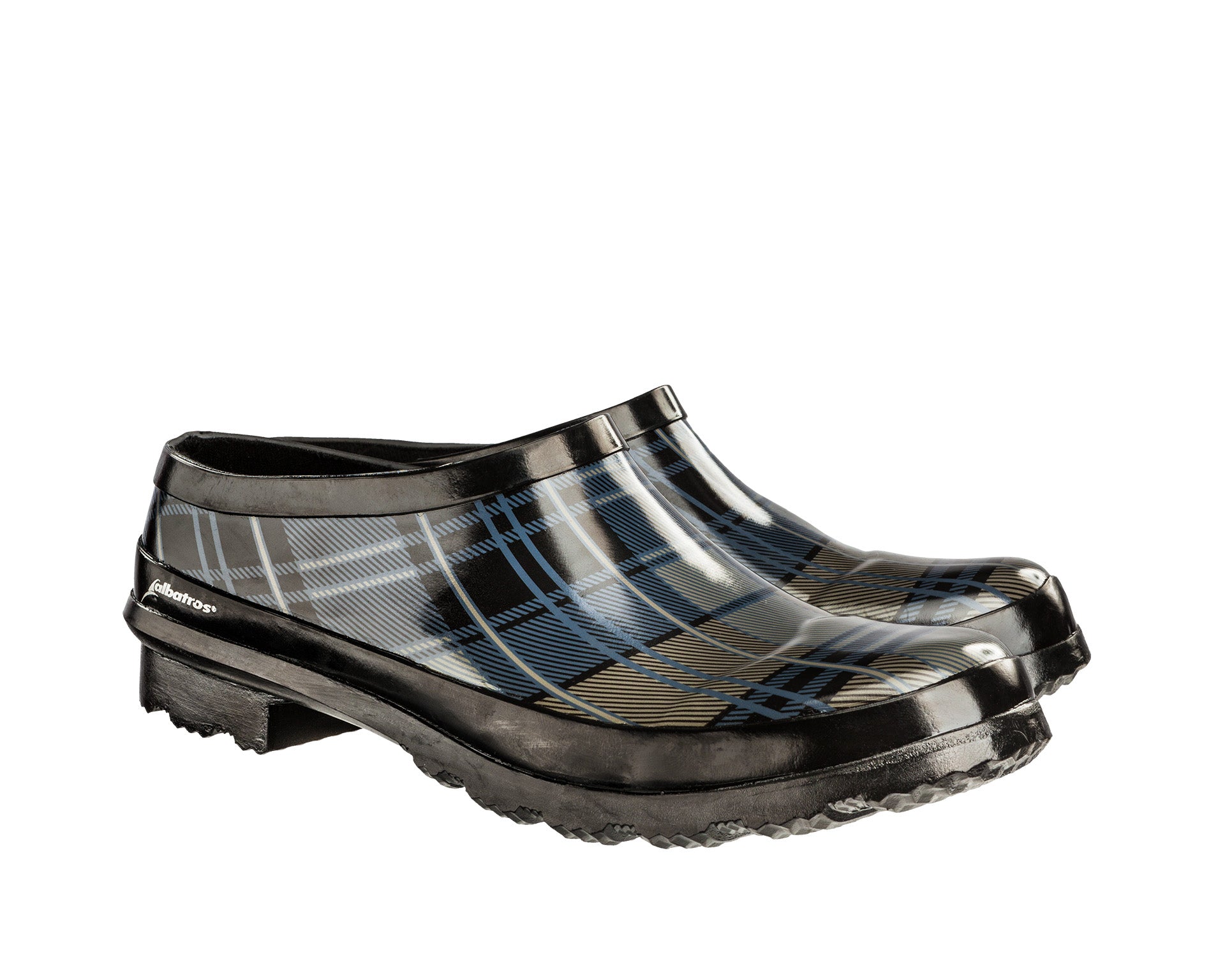 ALBATROS FLORA Gartenclog schwarz Vorderansicht #farbe_schwarz