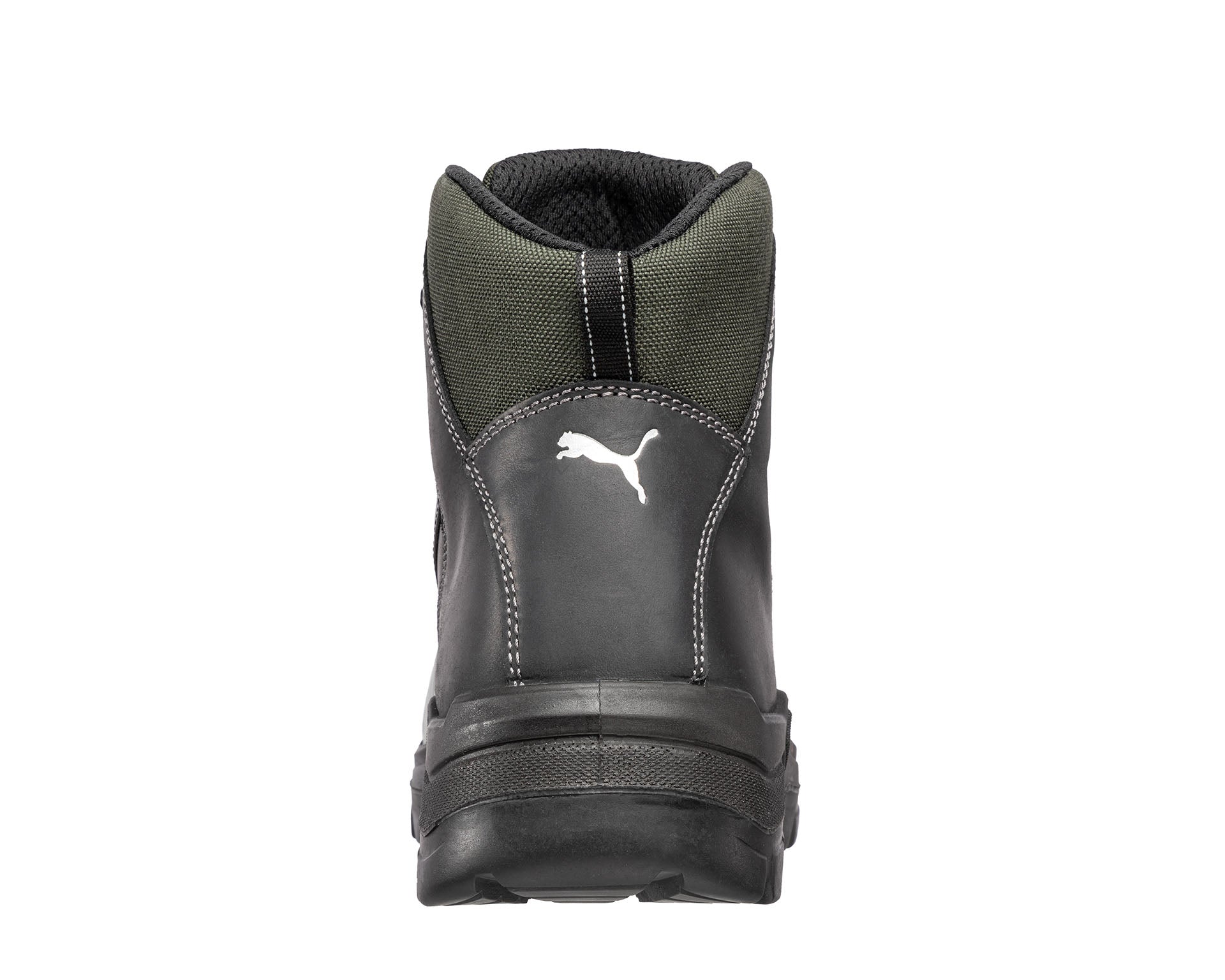 PUMA SAFETY CASCADES MID Sicherheitsschuh S3 schwarz Rückansicht