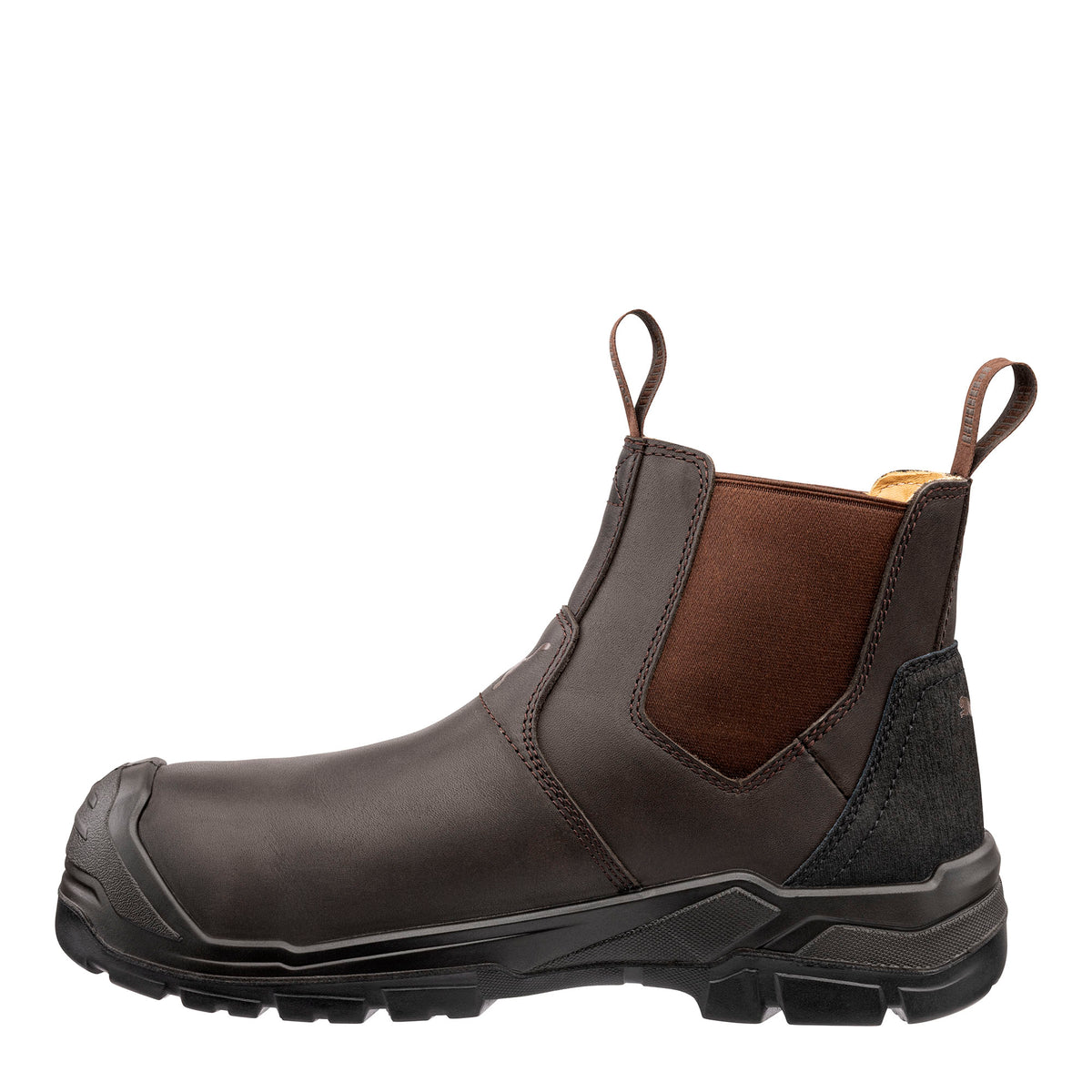 PUMA SAFETY TANAMI MID Sicherheitsschuh S3 braun Herren links