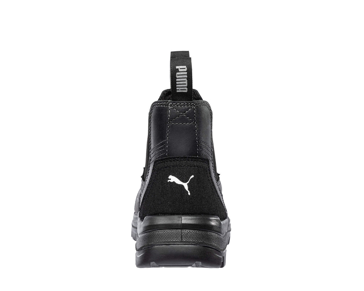PUMA SAFETY TANAMI MID Sicherheitsschuh S3 schwarz Herren Rückansicht #farbe_schwarz