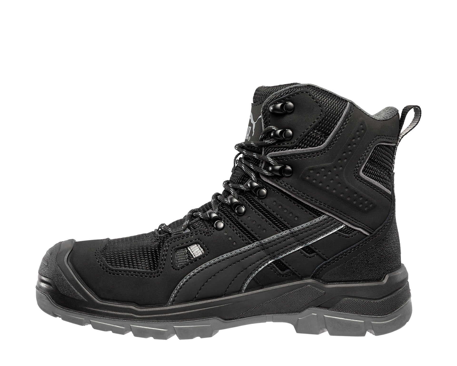 PUMA SAFETY YOSEMITE ST CTX MID Schnürboots O2 schwarz links