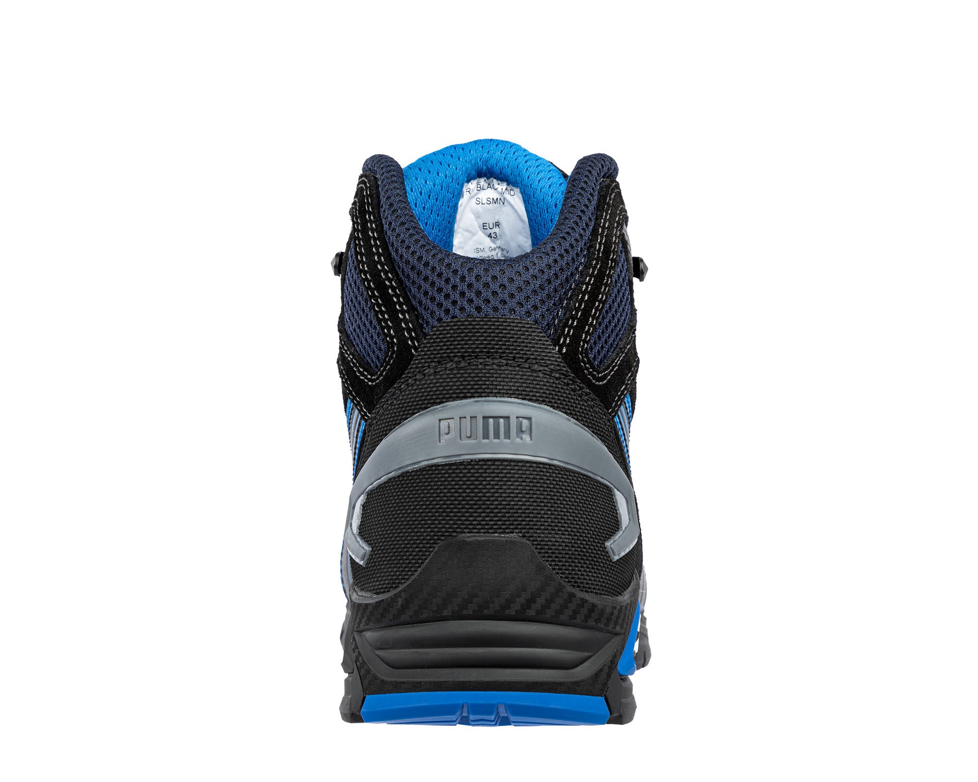 PUMA SAFETY RIO MID Sicherheitsschuh S3L schwarz Rückansicht