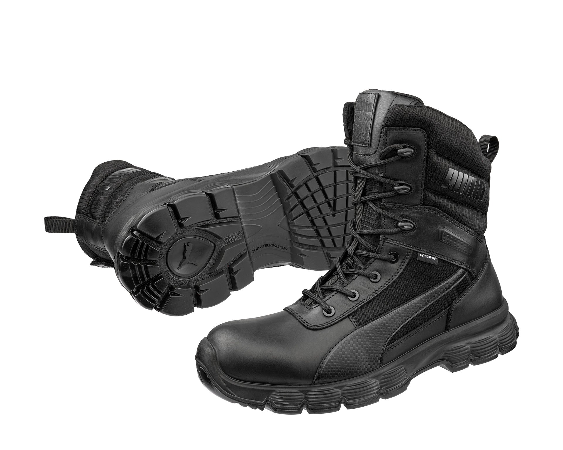 PUMA SAFETY KOMMANDO RB LR8 ZIP Berufsschuh O6 schwarz Paarbild