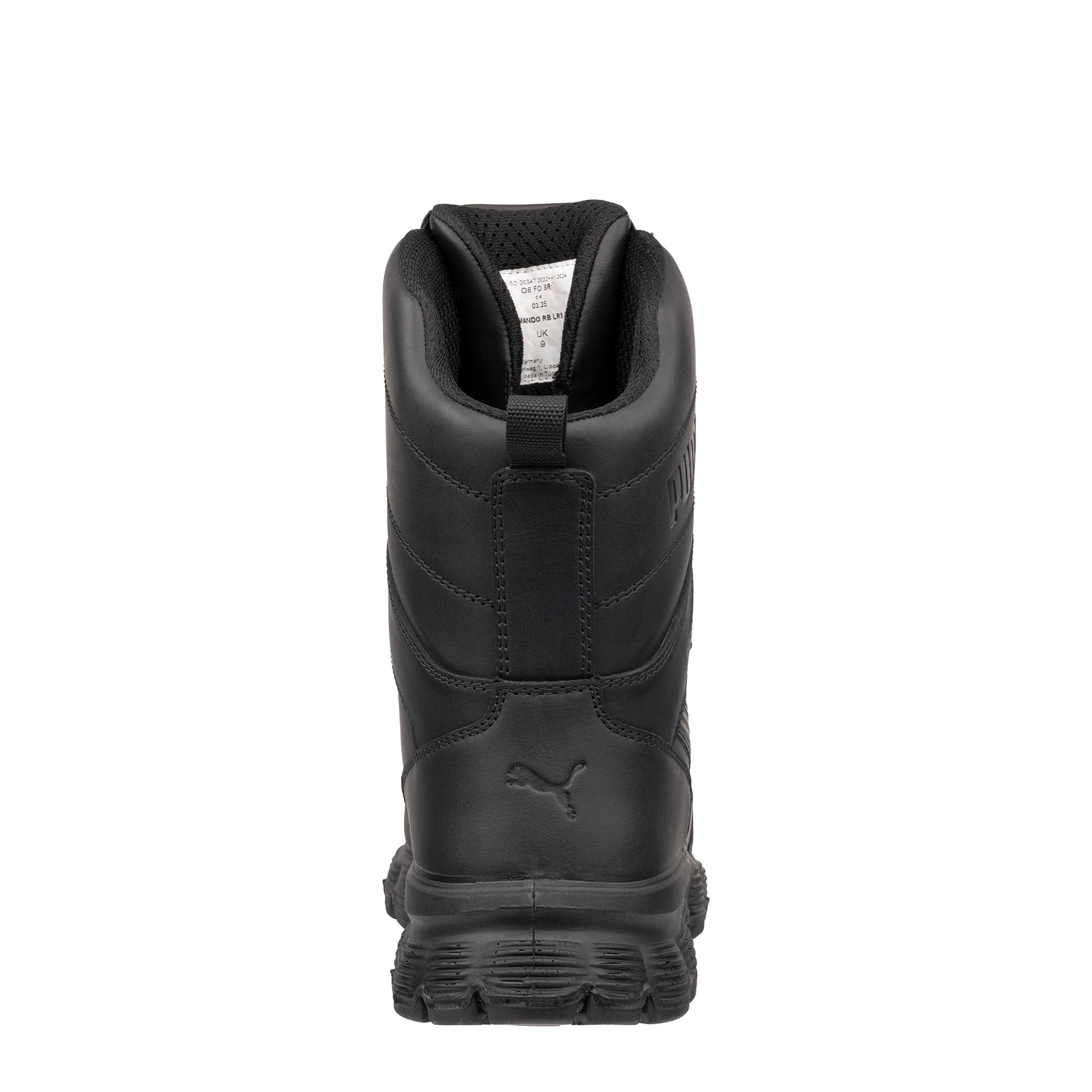 PUMA SAFETY KOMMANDO RB L8 Berufsschuh O6 schwarz Herren Rückansicht