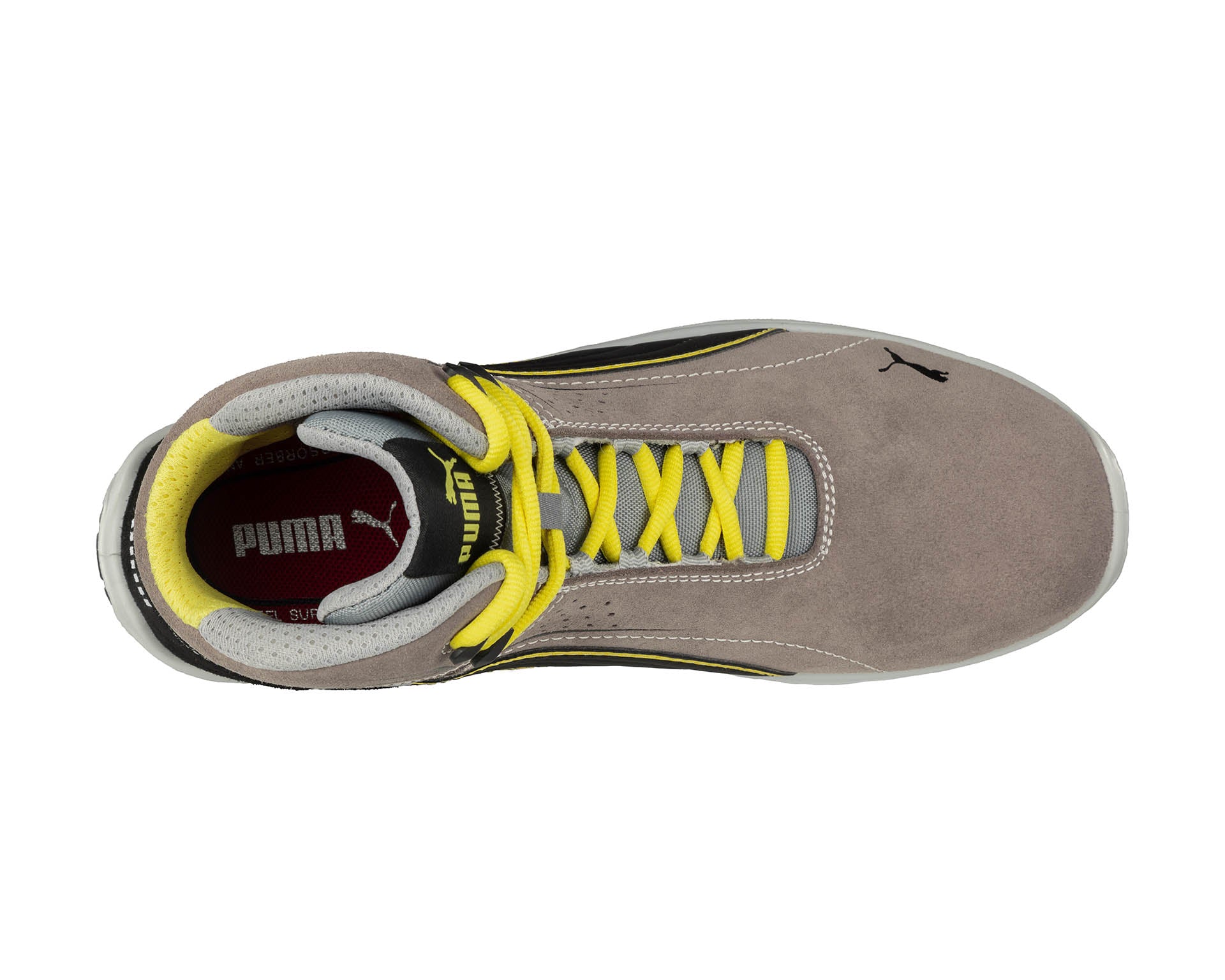PUMA SAFETY TOURING MID Sicherheitsschuh S3 grau oben