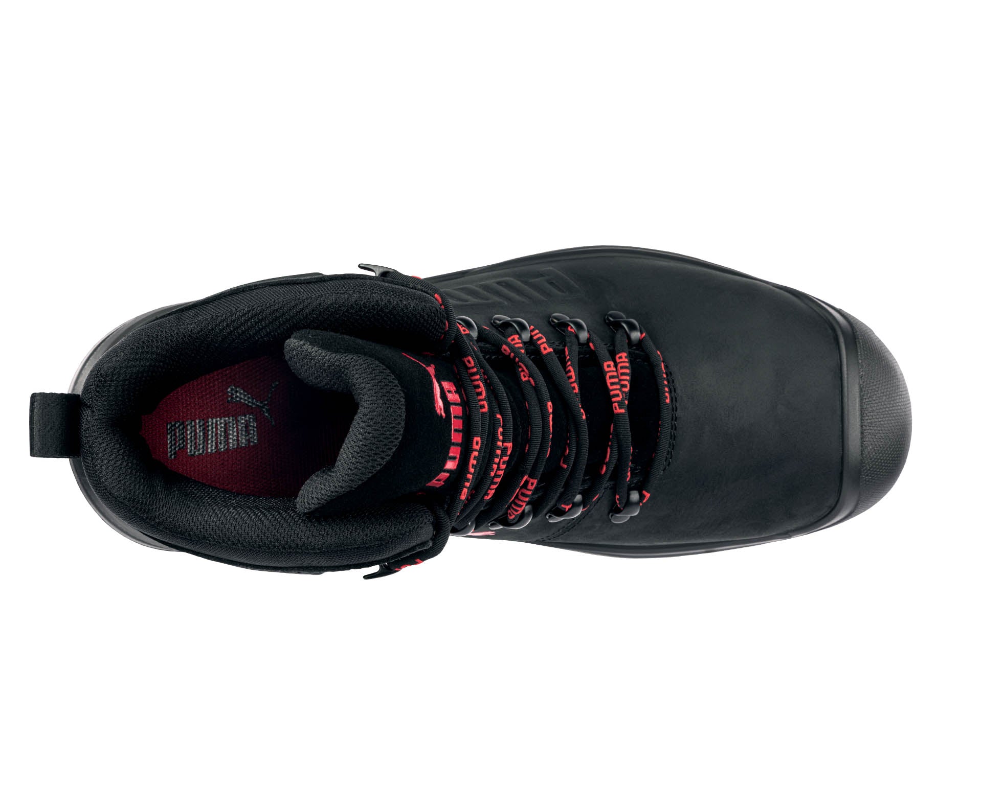 PUMA SAFETY IRON HD MID Sicherheitsschuh S3S schwarz Herren oben #farbe_schwarz