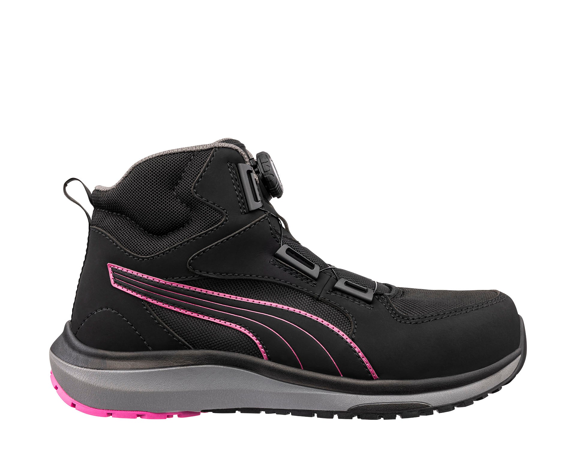 PUMA SAFETY ASPIRE DISC MID Sicherheitsschuh S3S ESD schwarz Damen rechts