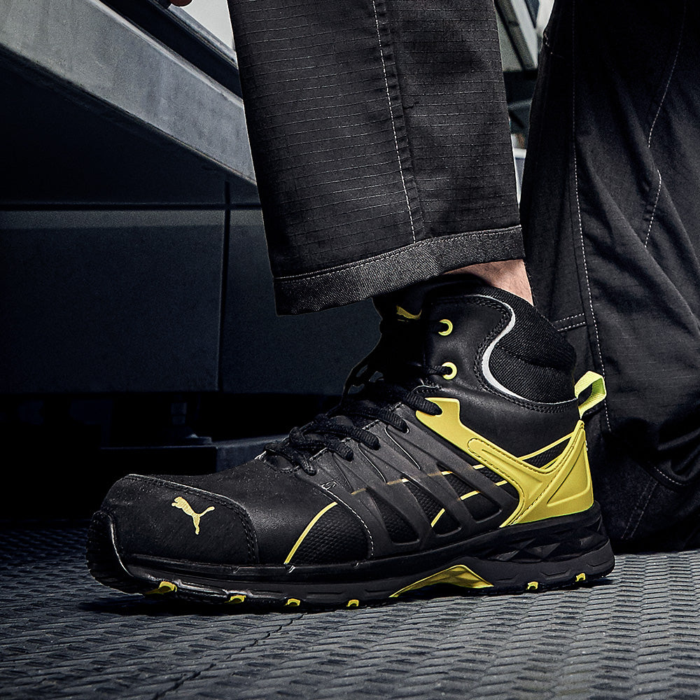 PUMA SAFETY VELOCITY 2.0 MID Sicherheitsschuh S3S ESD schwarz Imagebild
