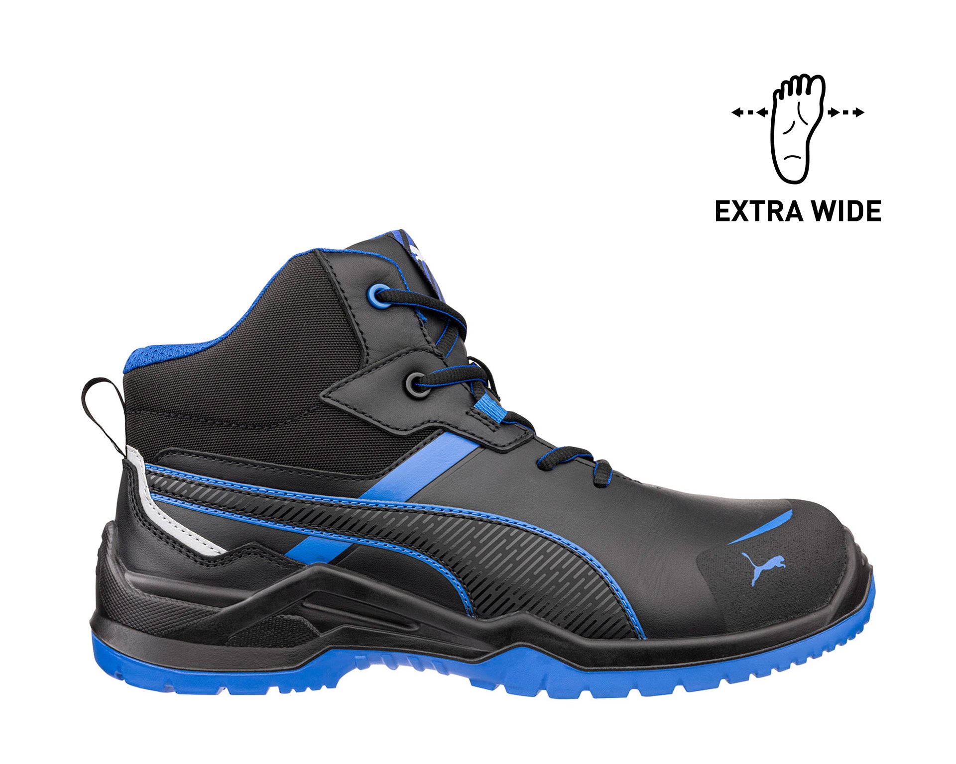 PUMA SAFETY KRYPTON MID EXTRA BREIT Sicherheitsschuh S3S ESD schwarz rechts