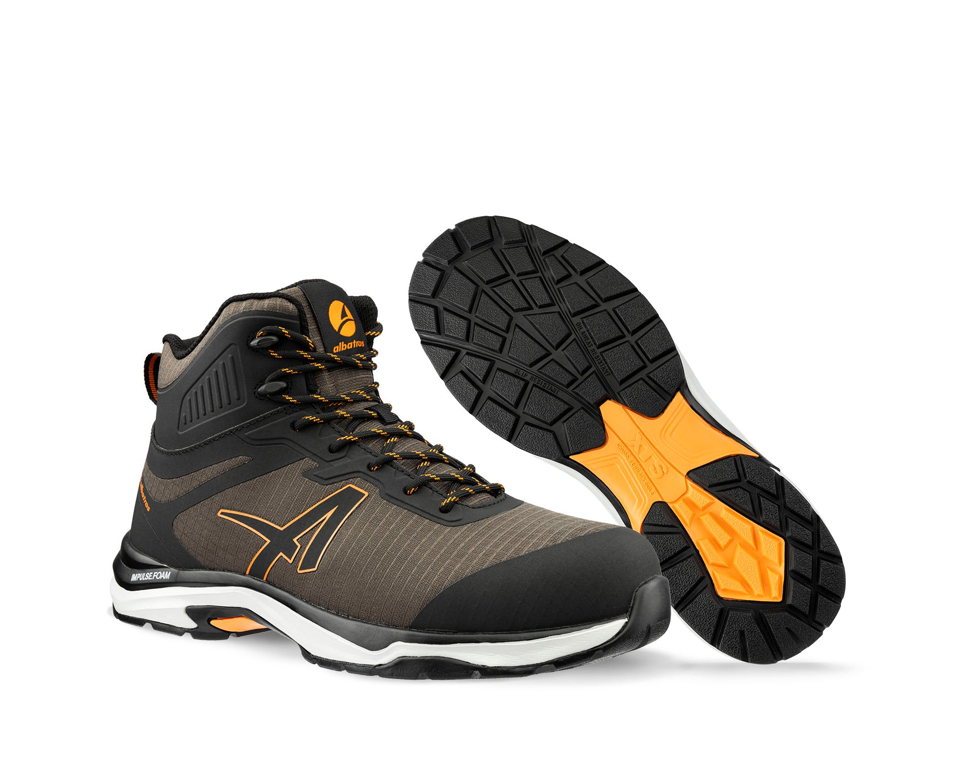 ALBATROS TRAILMASTER MID Sicherheitsschuh S3S grün Herren Paarbild