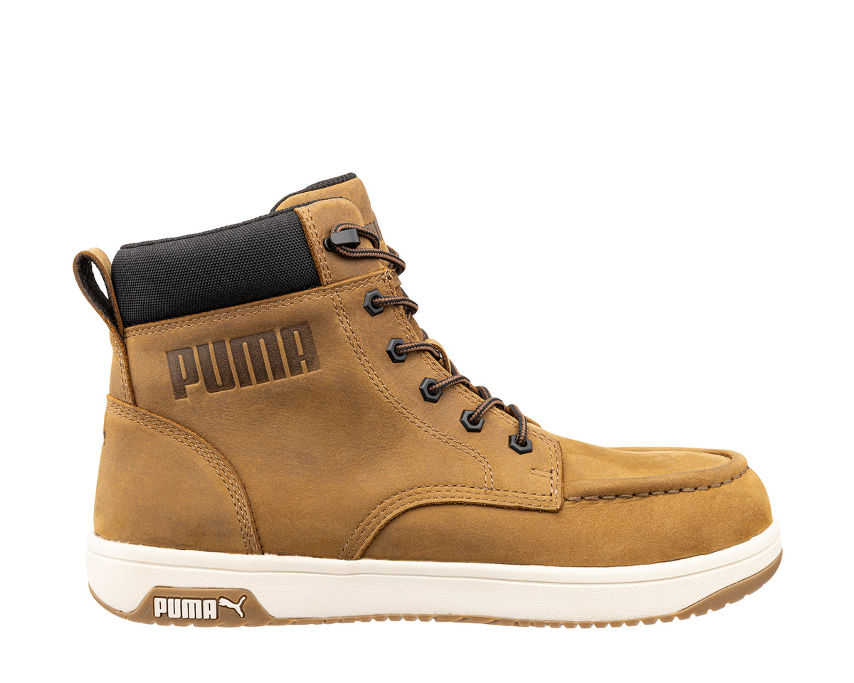 PUMA SAFETY WEDGE MID Sicherheitsschuh S3S ESD braun rechts