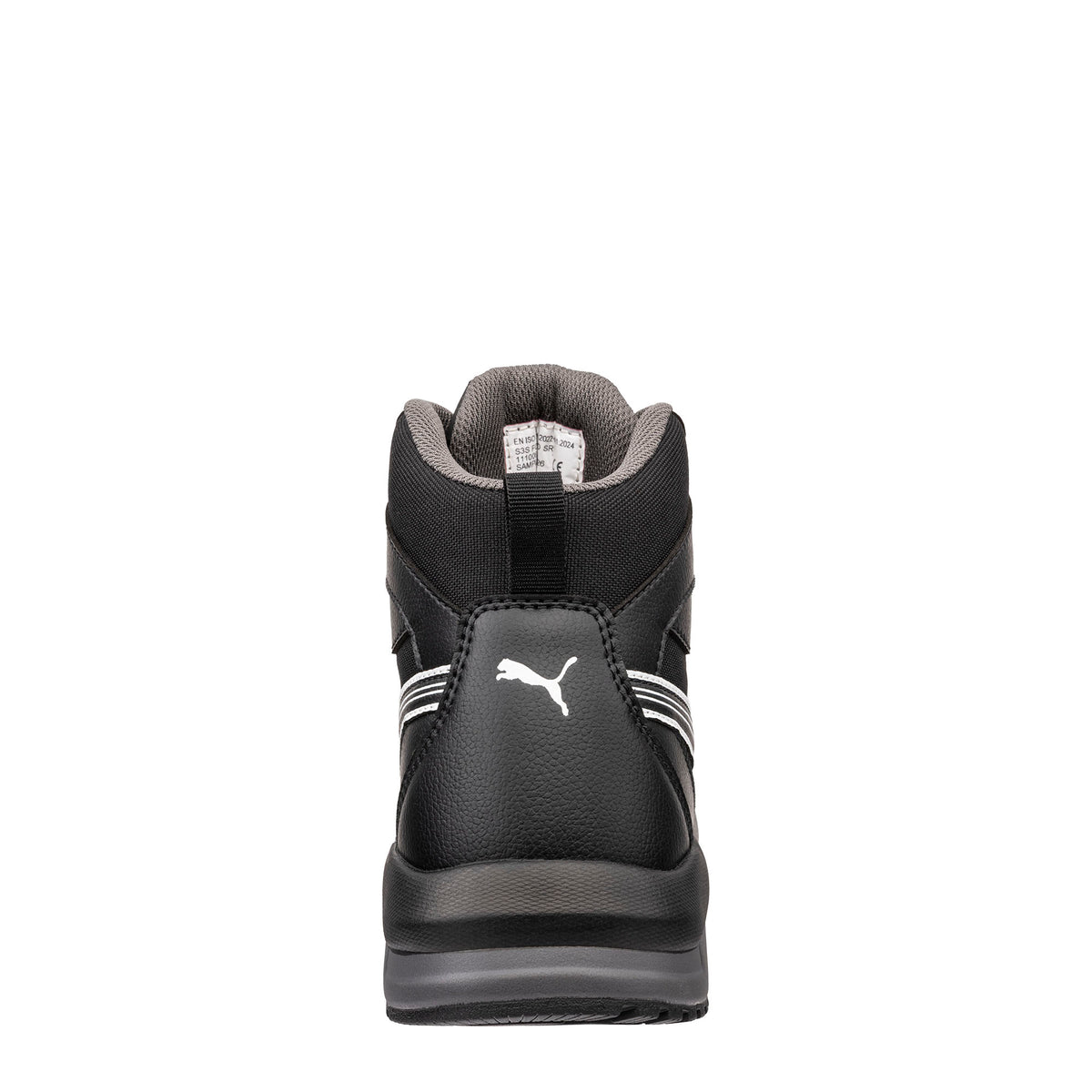 PUMA SAFETY SHIFT MID Sicherheitsschuh S3S schwarz Herren Rückansicht
