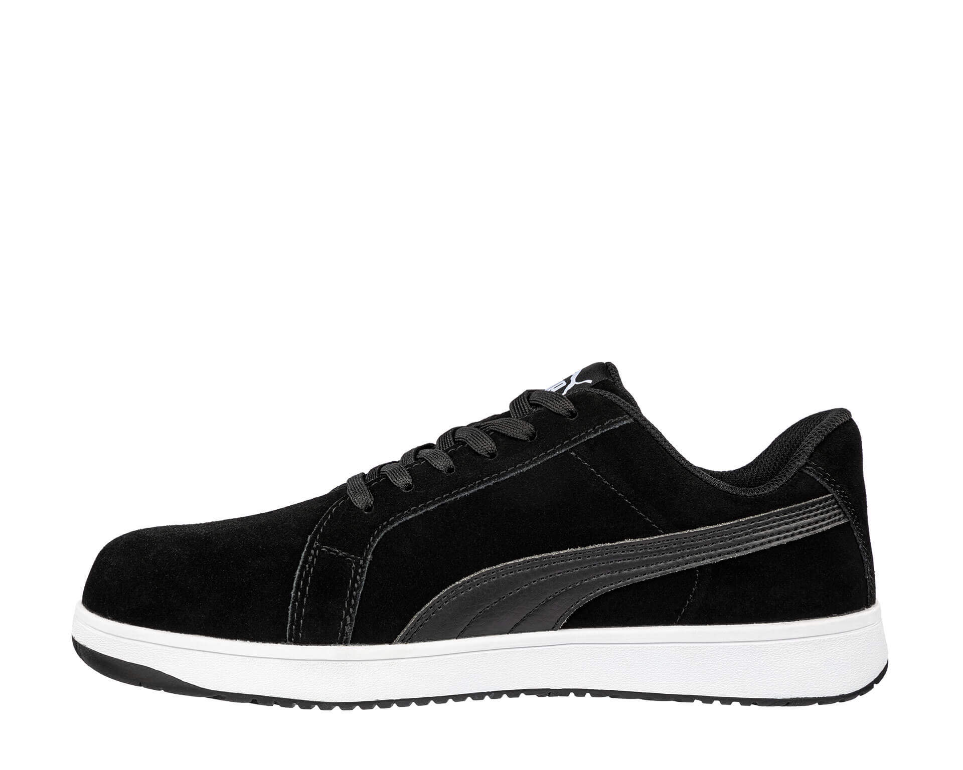 PUMA SAFETY ICONIC LOW Sicherheitsschuh S1PL ESD schwarz links #farbe_schwarz