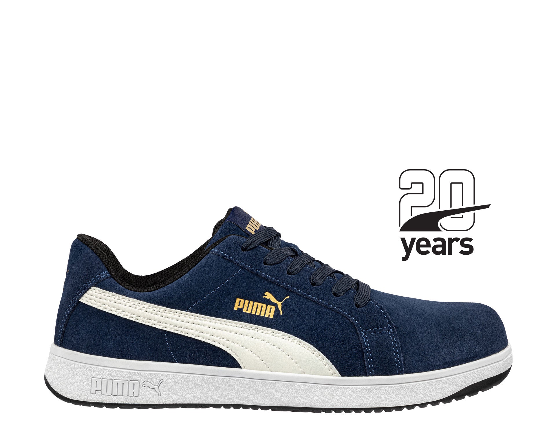 PUMA SAFETY ICONIC LOW Sicherheitsschuh S1PL ESD blau rechts #farbe_blau